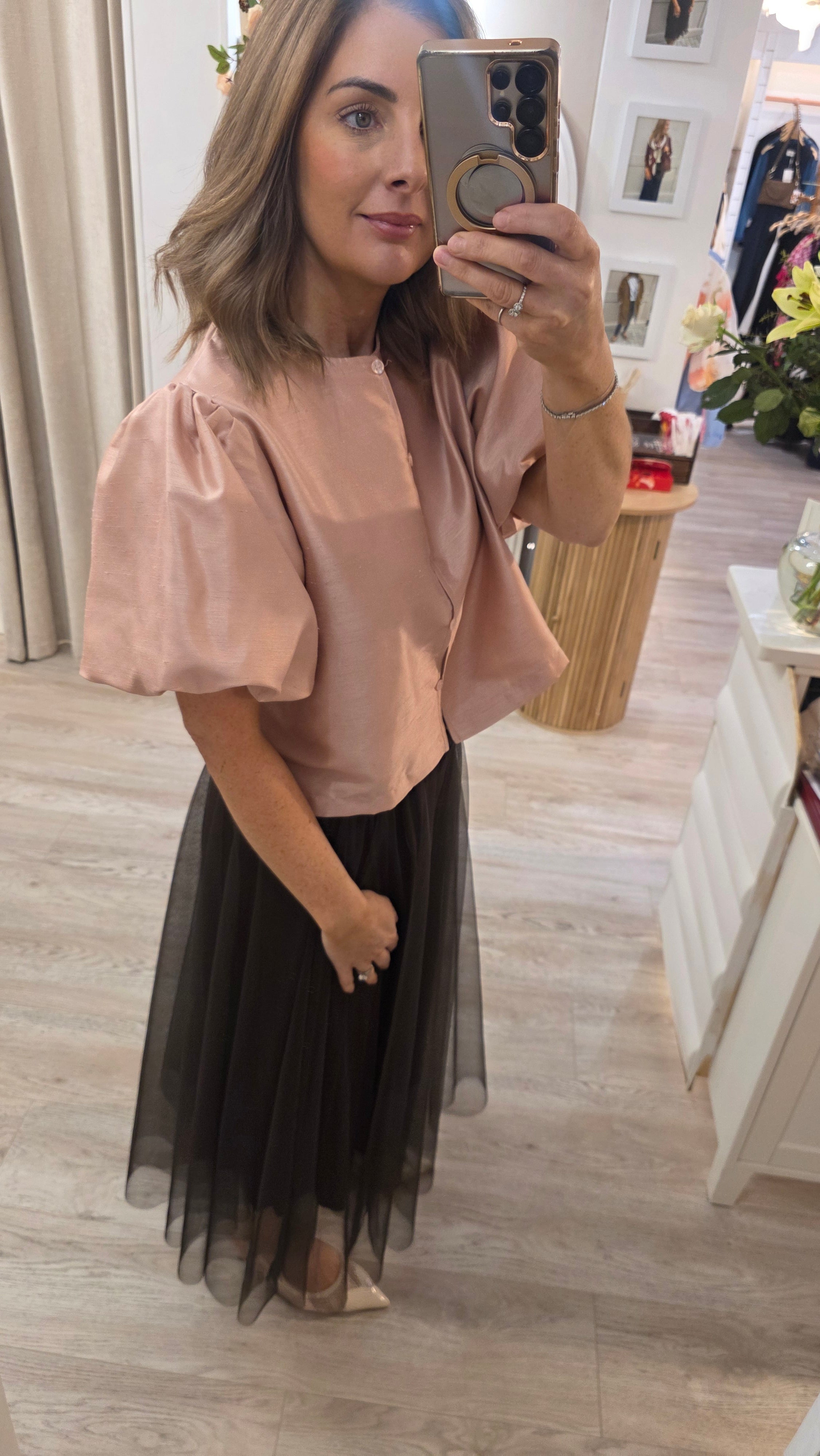 Ella Pink Top/Jacket