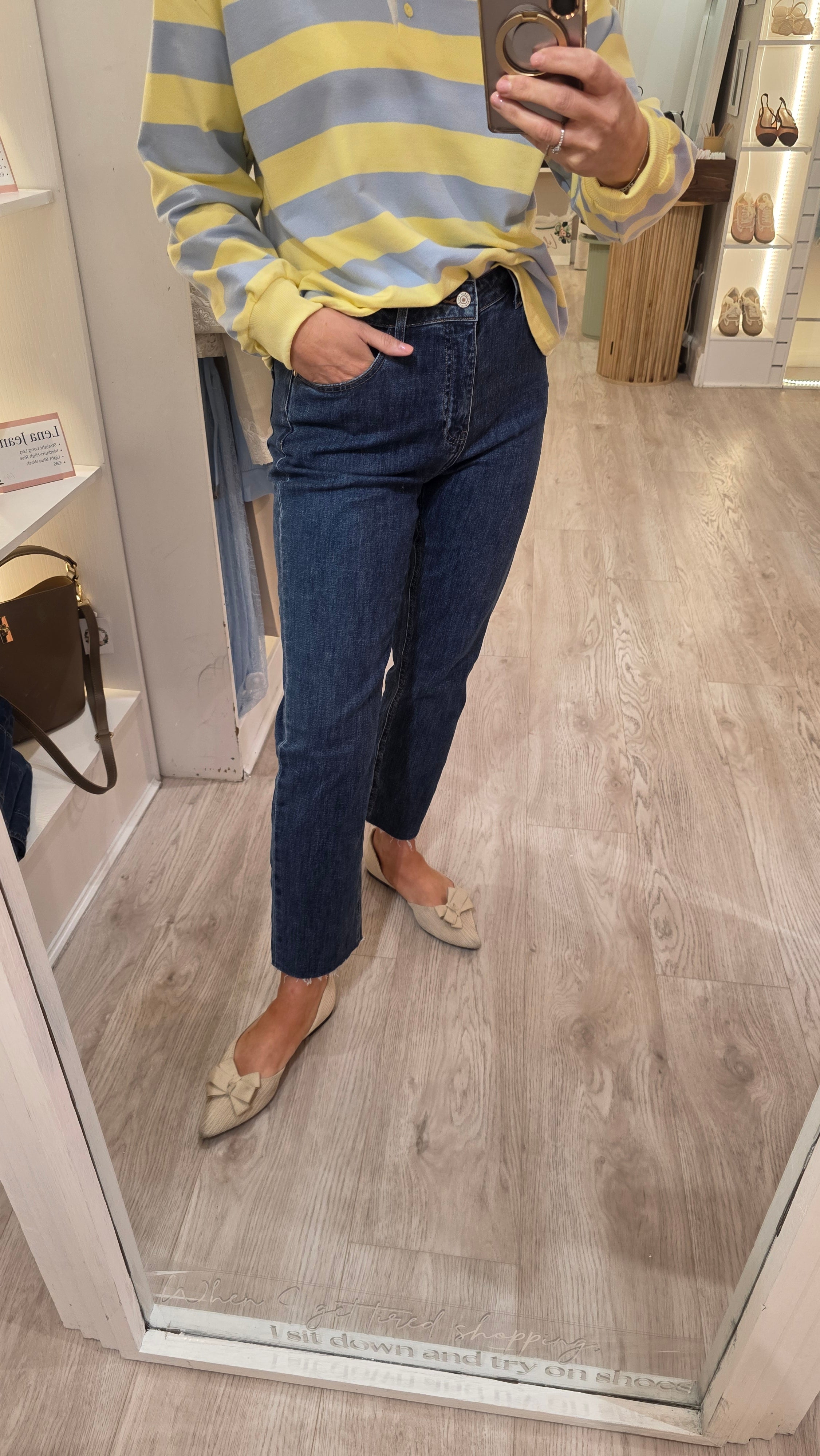 Ellie Straight Leg-by Lily's Jeans Edit Light Blue