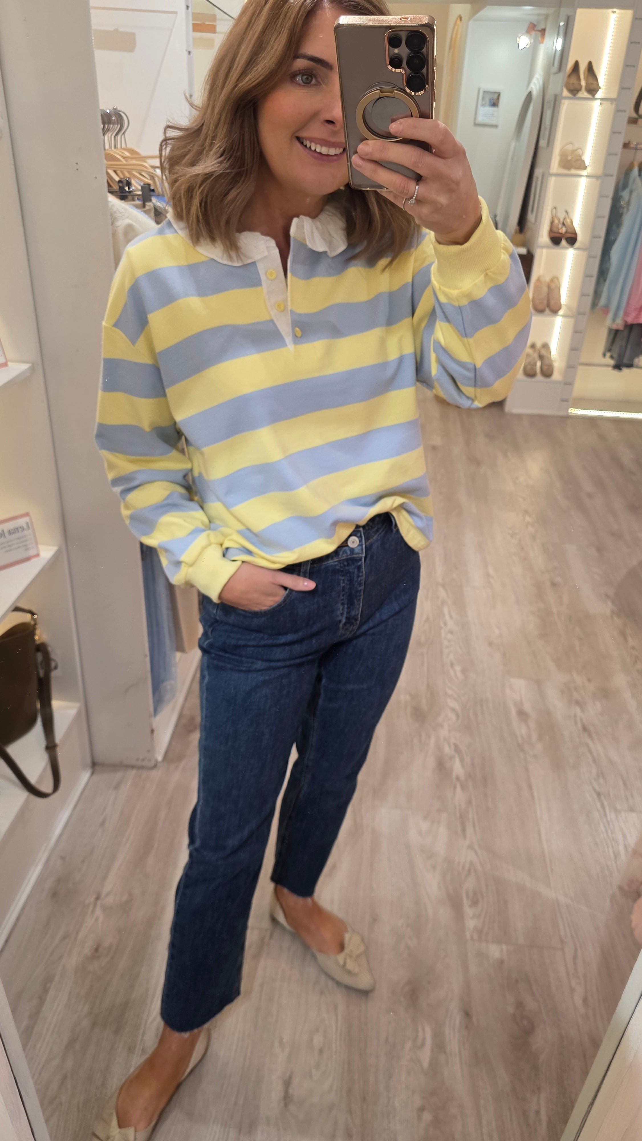 Ellie Straight Leg-by Lily's Jeans Edit Light Blue