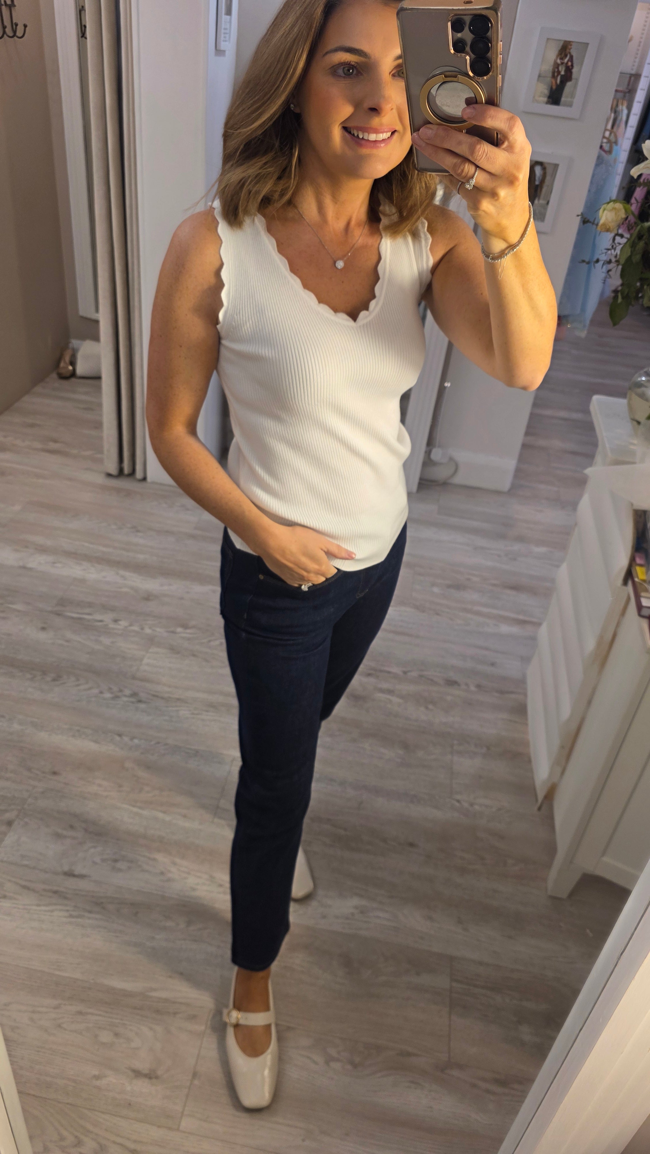 Joan White Cami