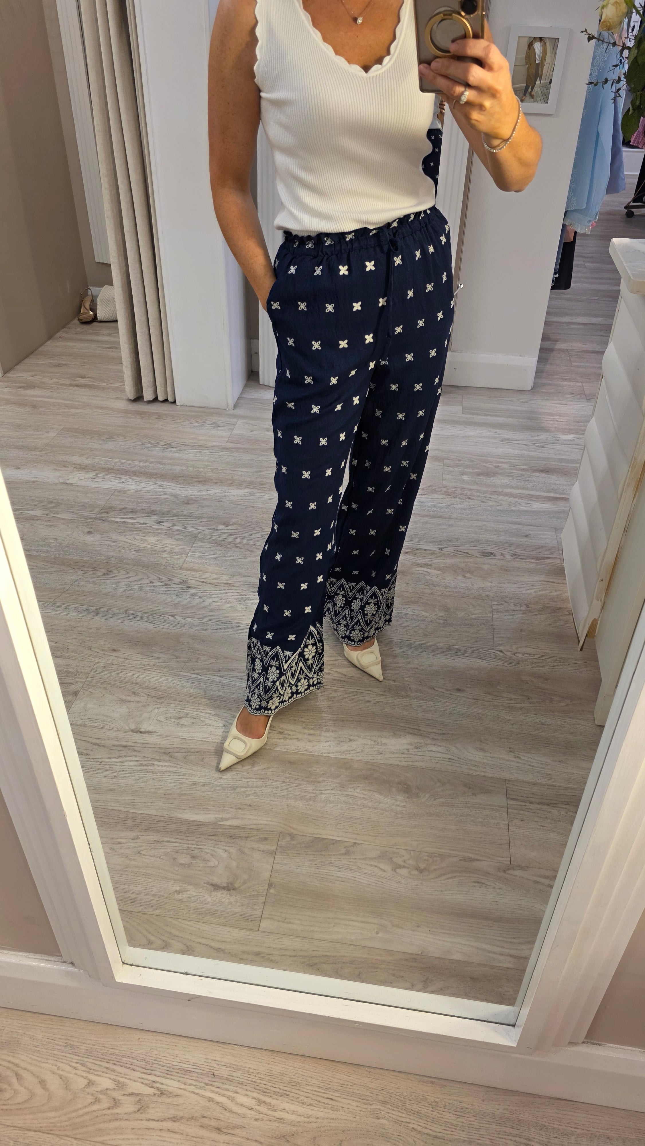 Gina Wide-Leg Trousers