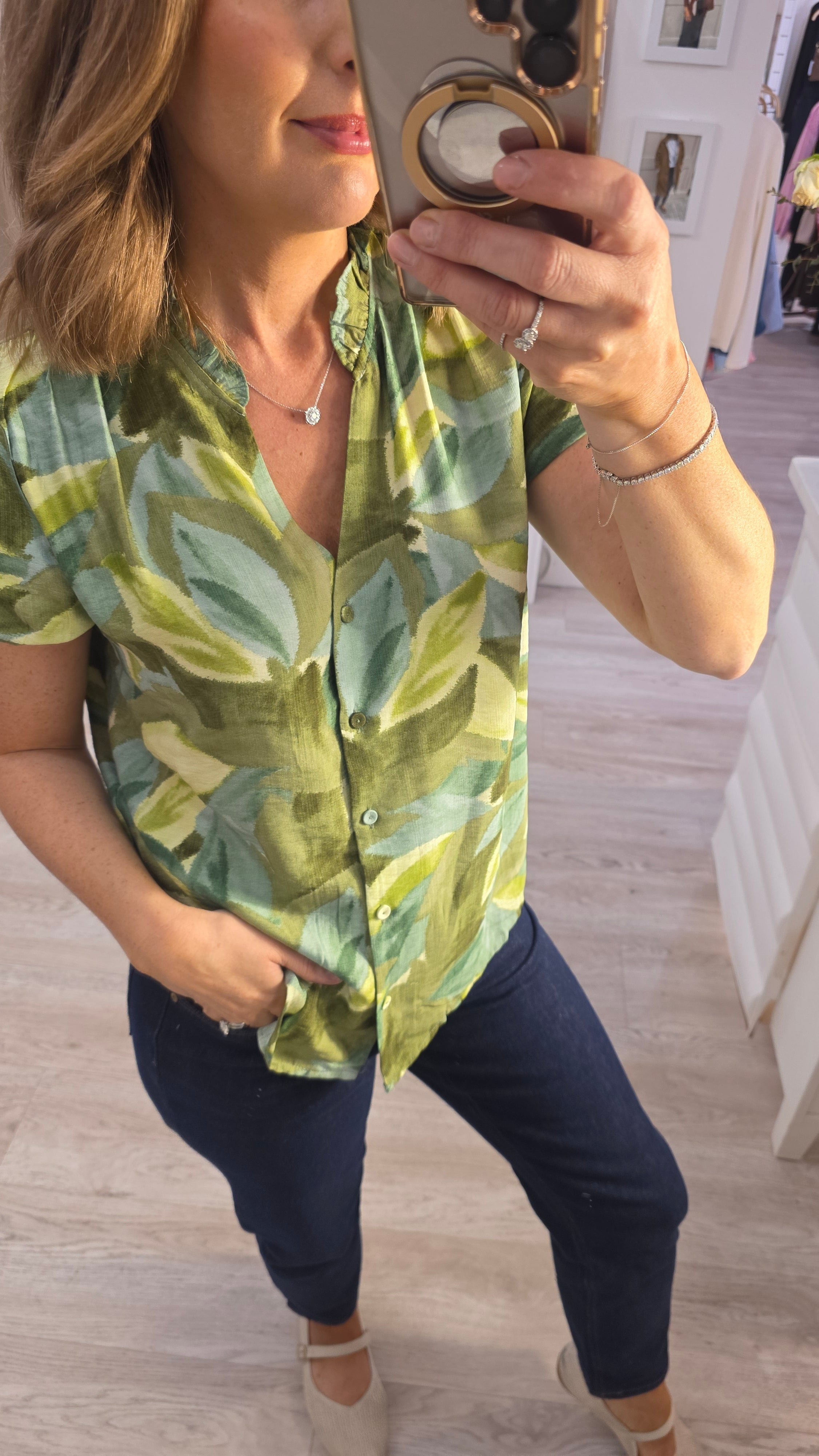 Ivy Green Blouse