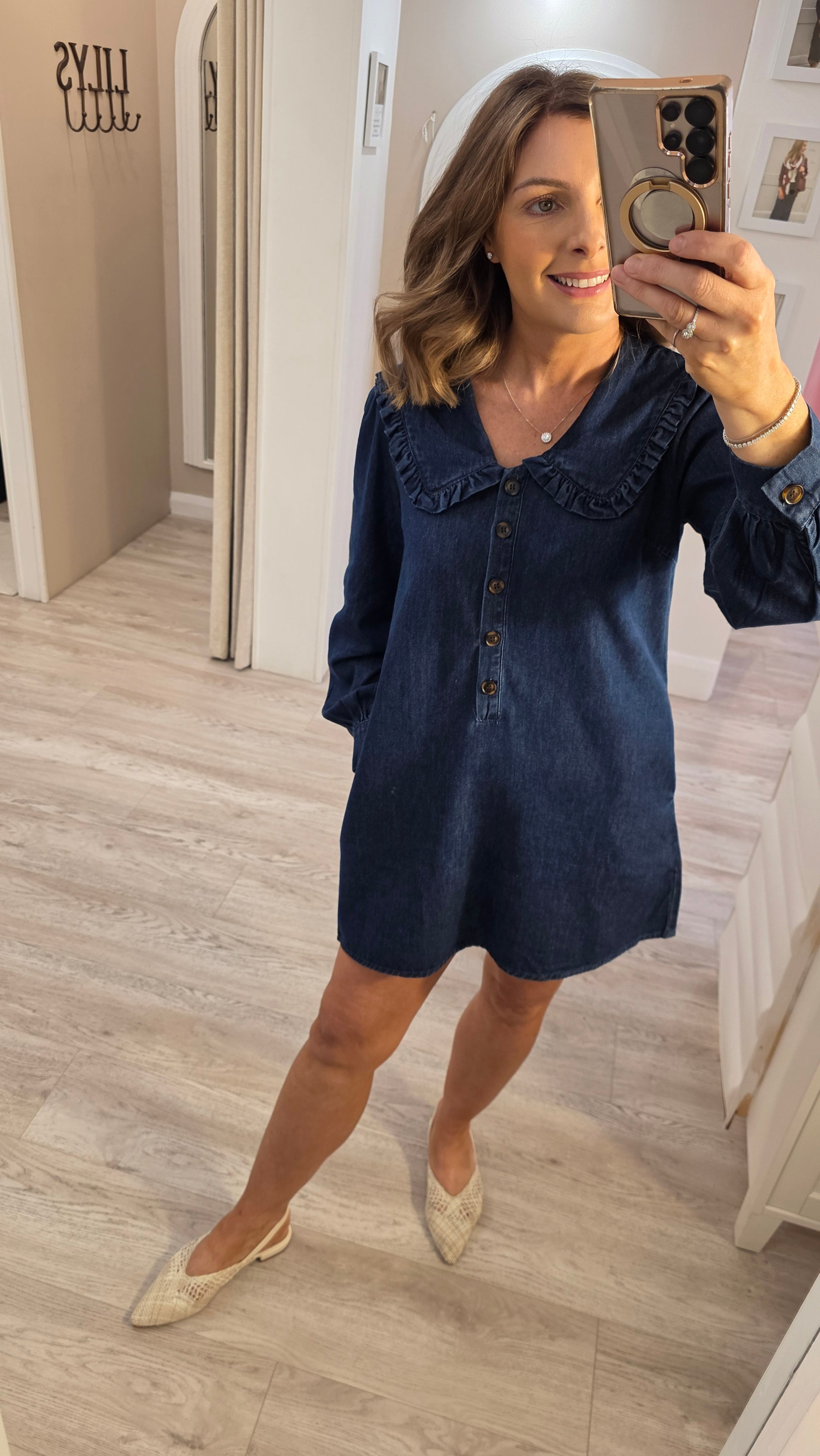 Lila Denim Dress