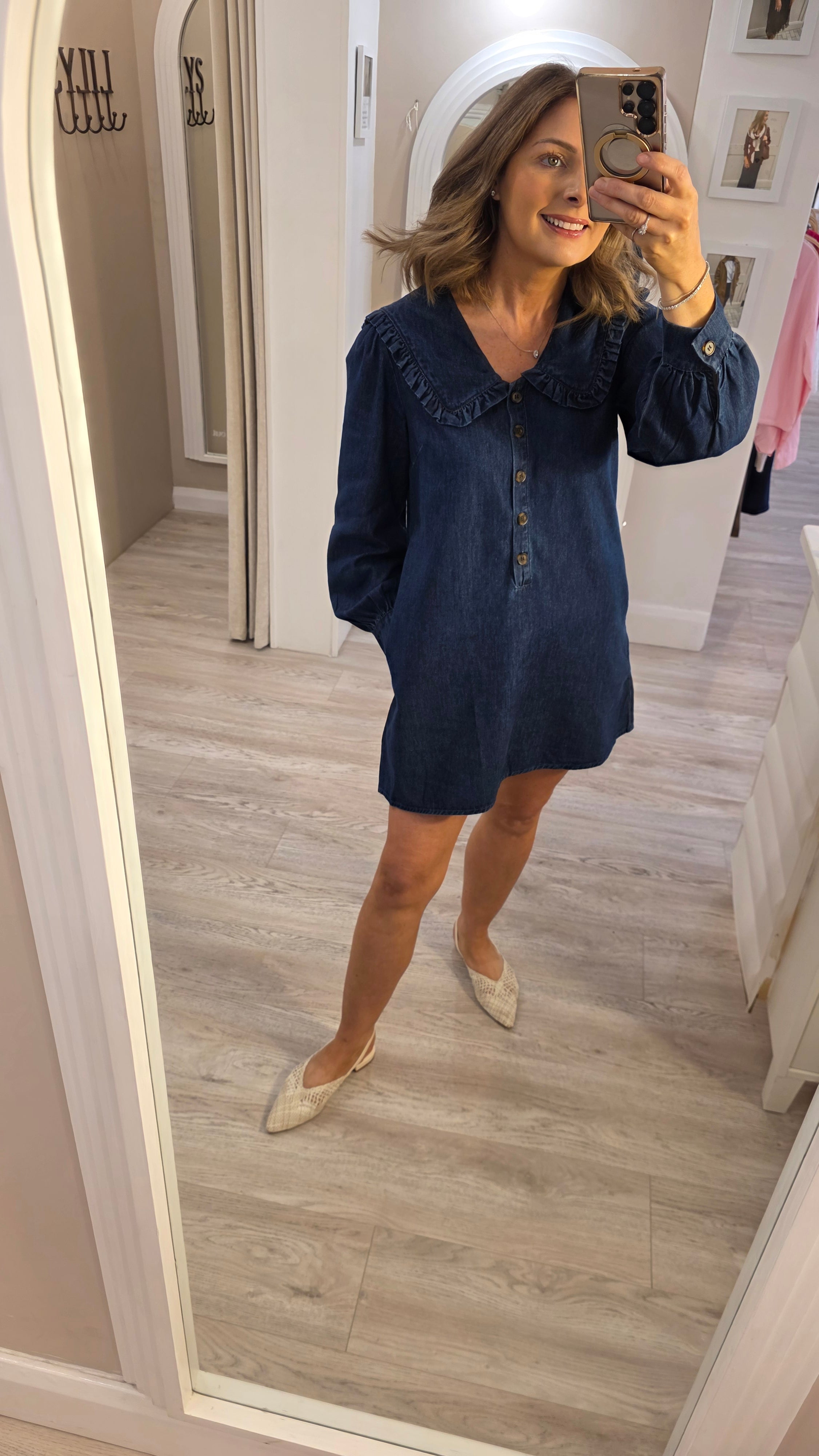 Lila Denim Dress