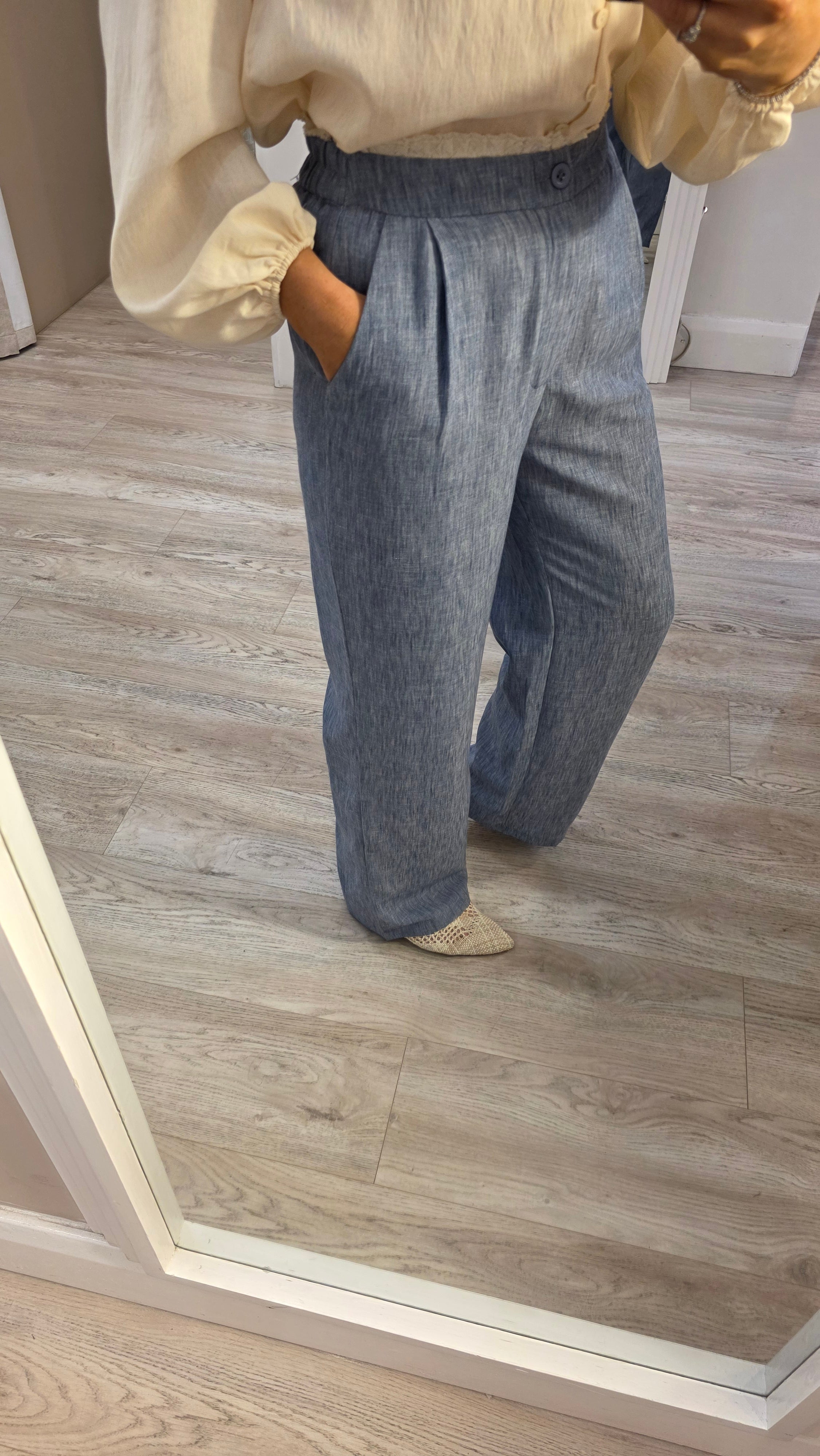 Clara Wide-Leg Trousers
