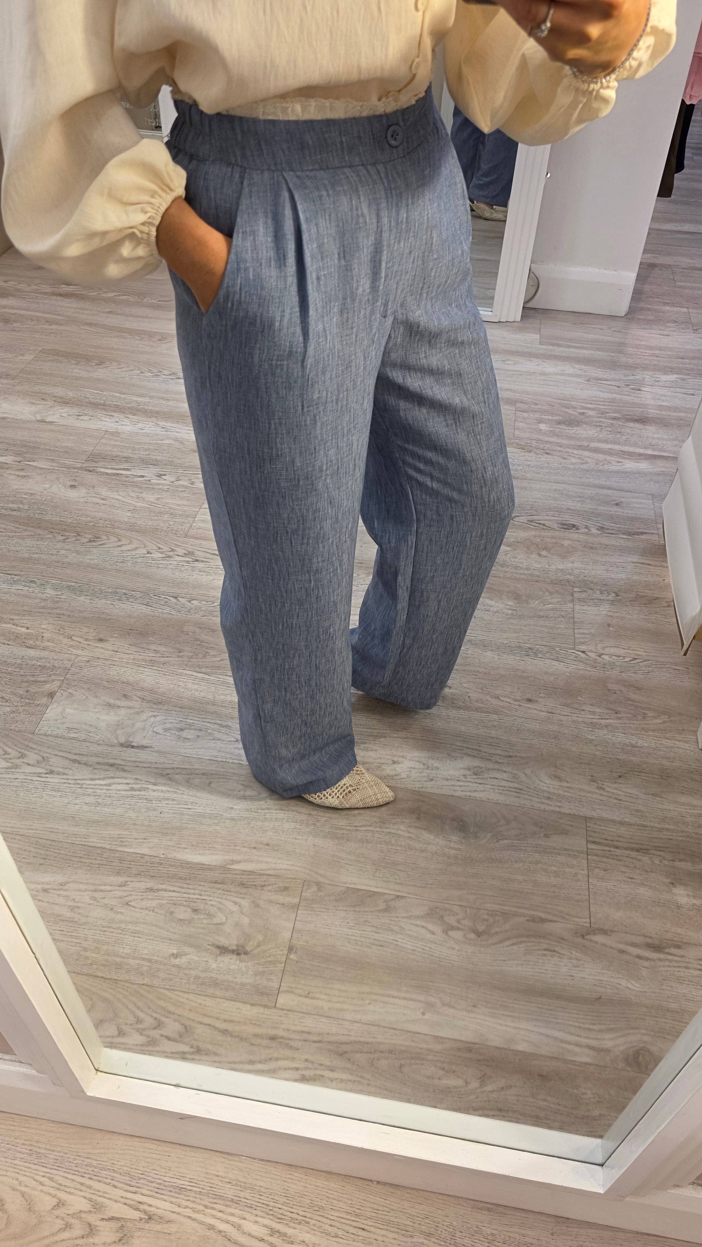 Clara Wide-Leg Trousers