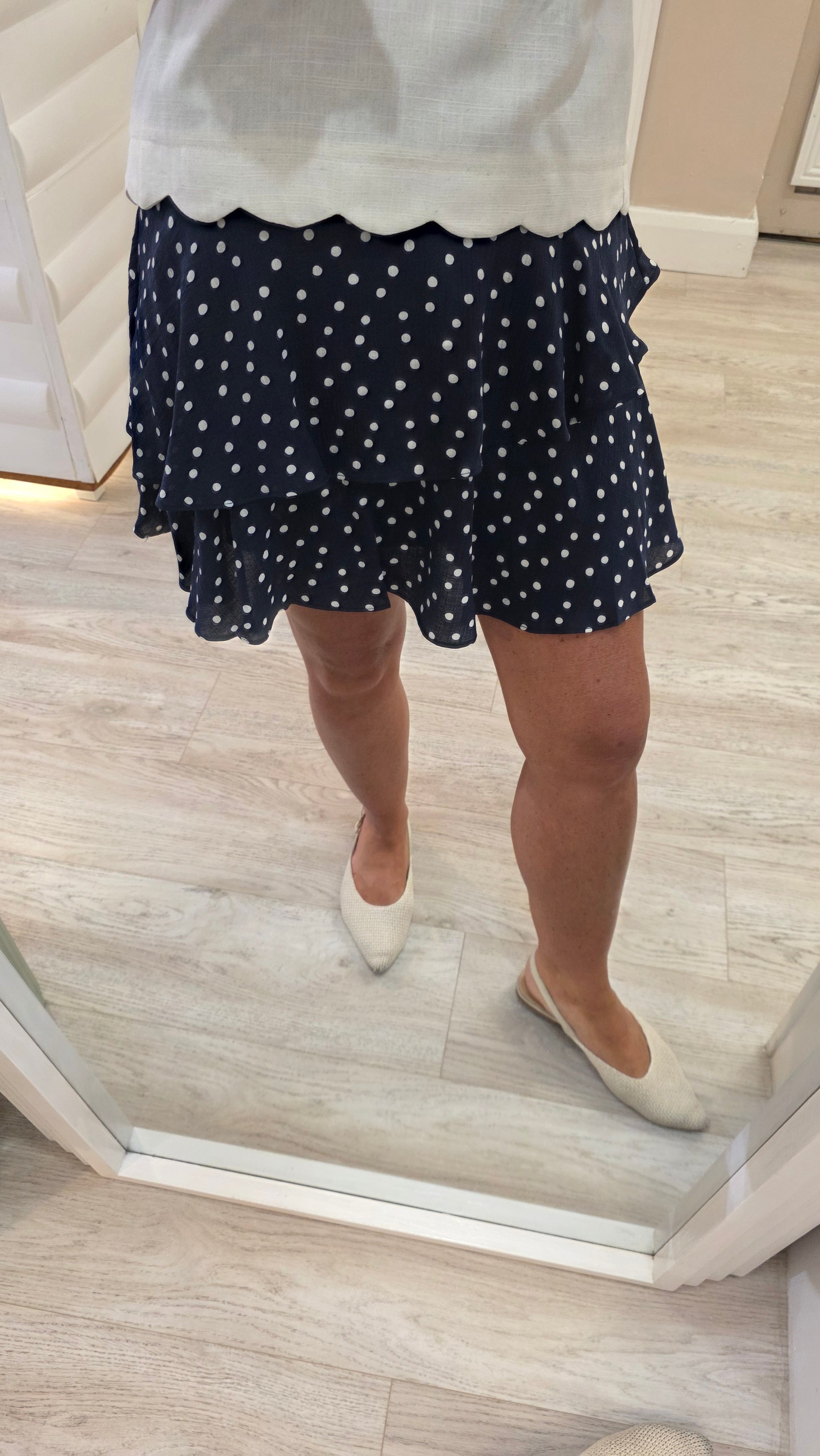 Arianna Polka Dot Skirt