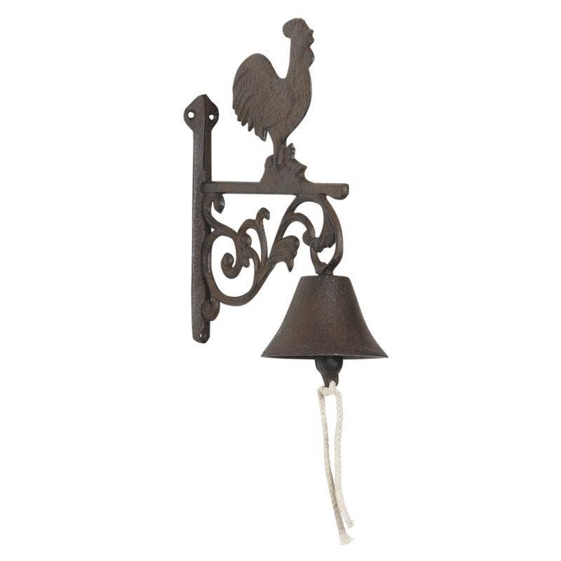 Cast iron rooster bell