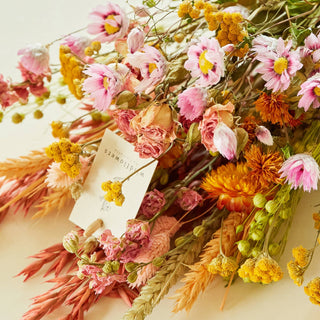 Dried Flowers - Field Bouquet Sunny Delight: Medium