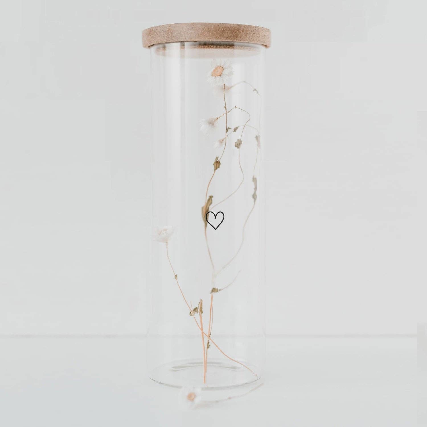 Black Heart Storage Jar