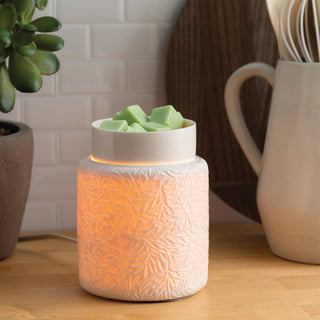 CANDLE WARMERS® BOTANICAL Fragrance Lamp Electric Porcelain