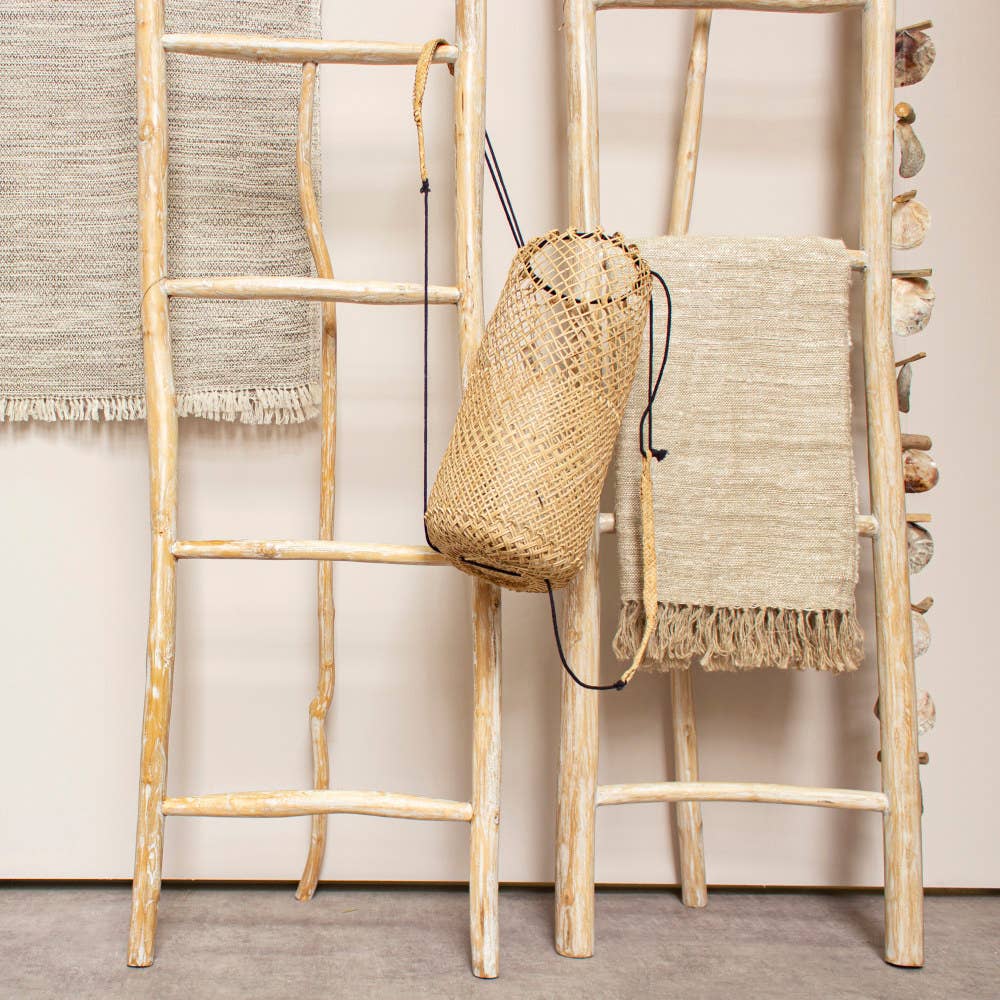 White wooden decoration ladder Kayo XL