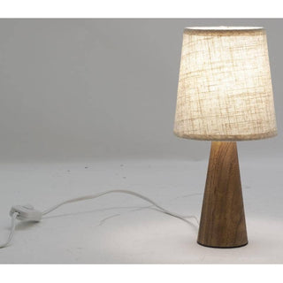 Paulownia lamp with base