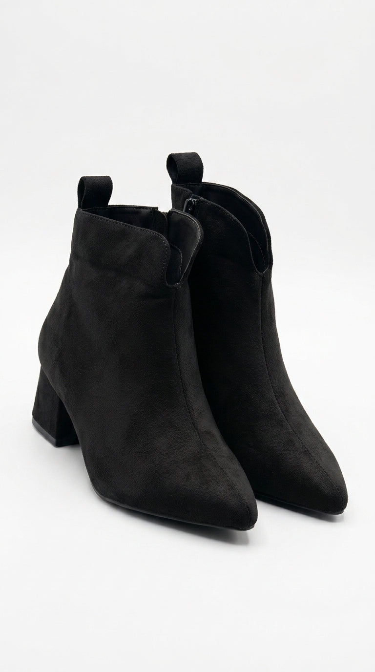 Caitlin Black Ankle Boots
