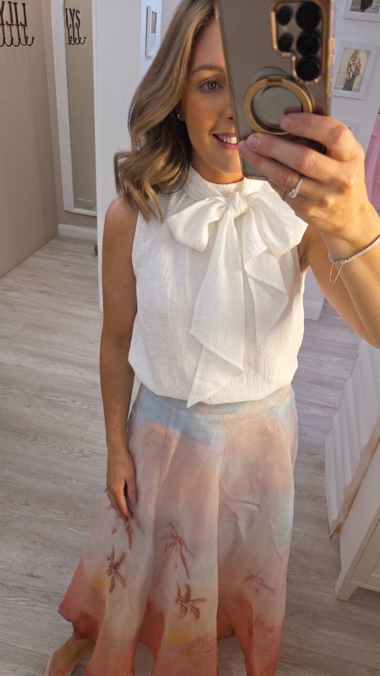 Elara White Top