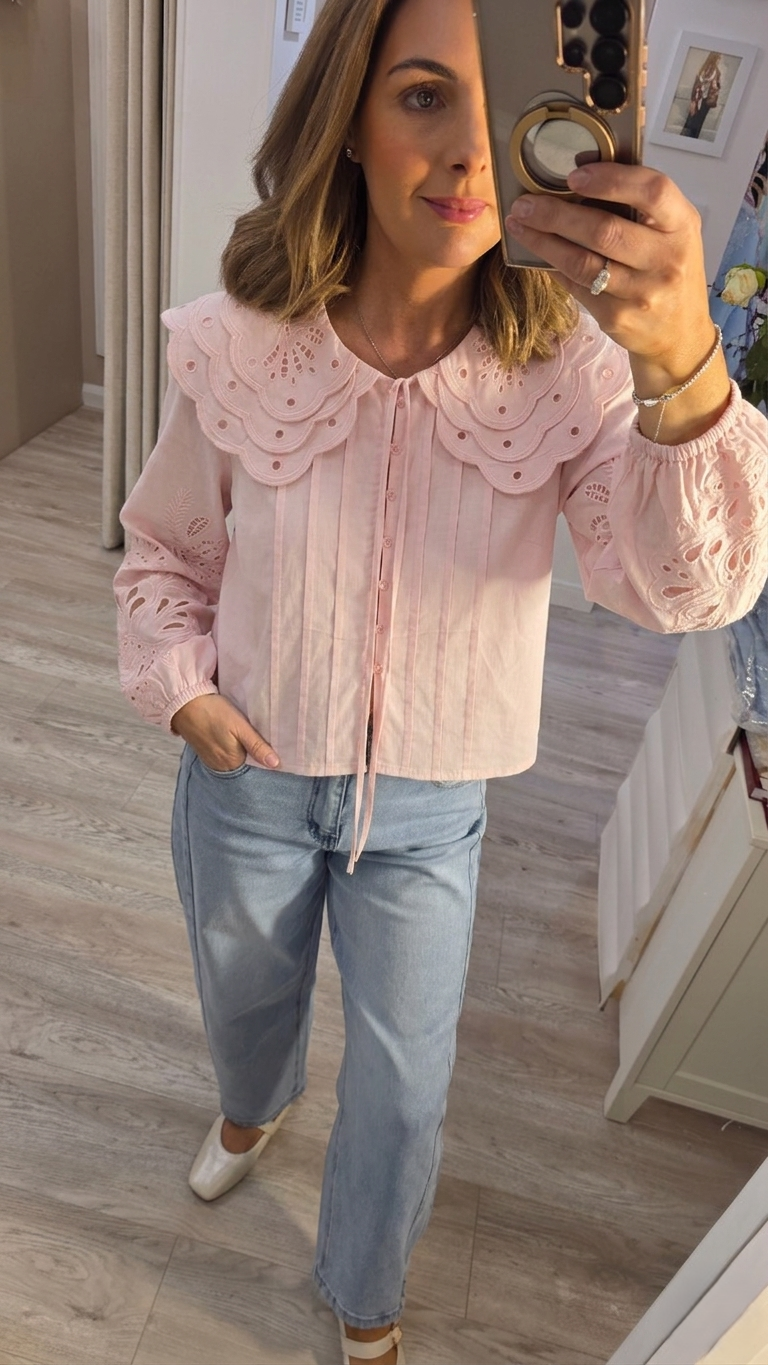 Leslie Pink Blouse
