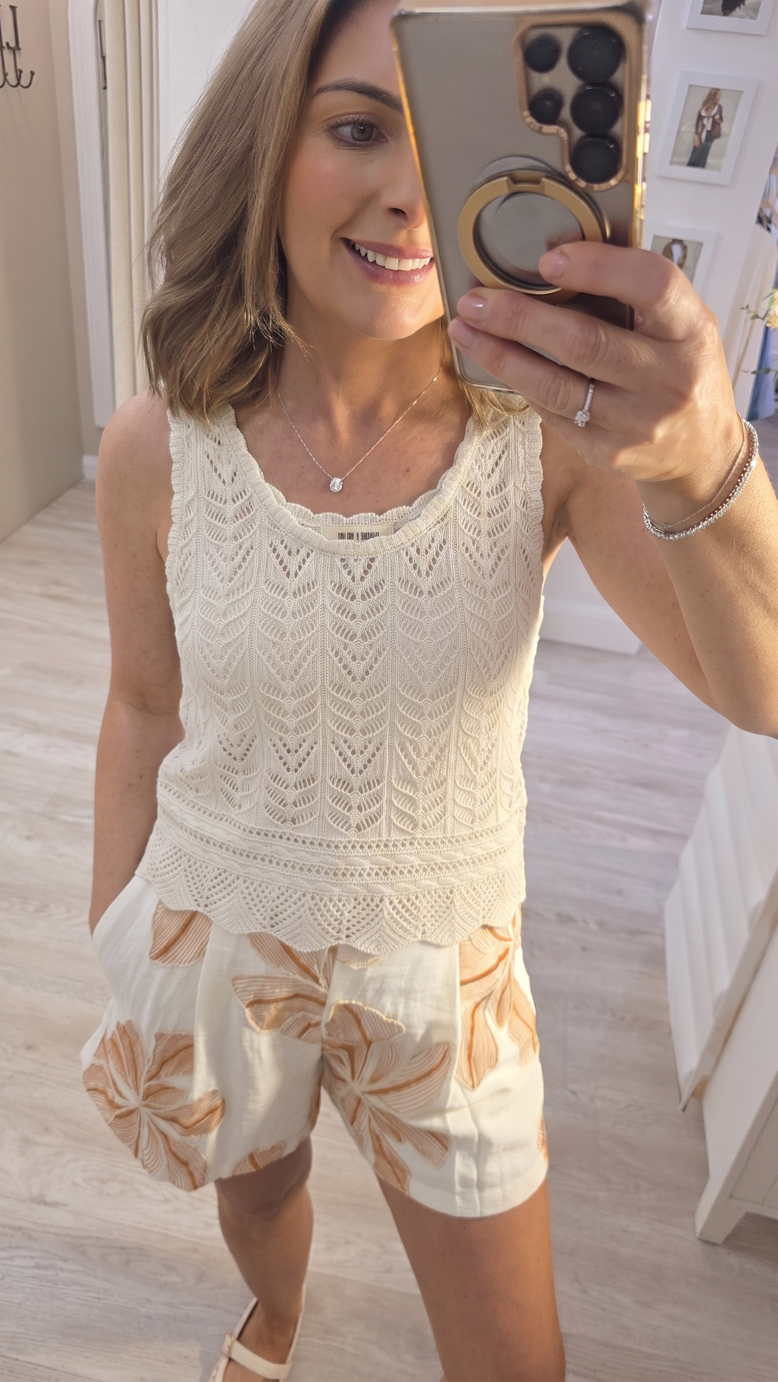 Shelly Cream Top