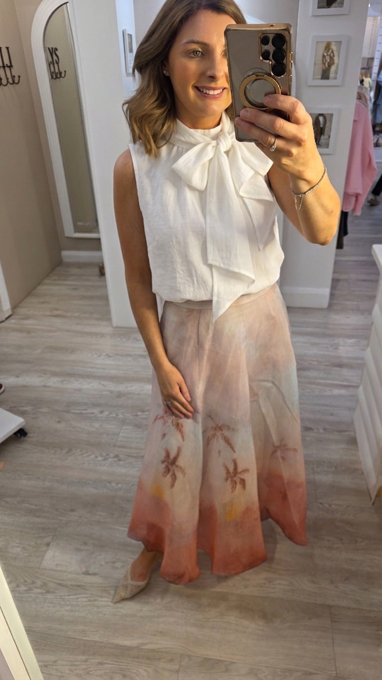 Elara White Top