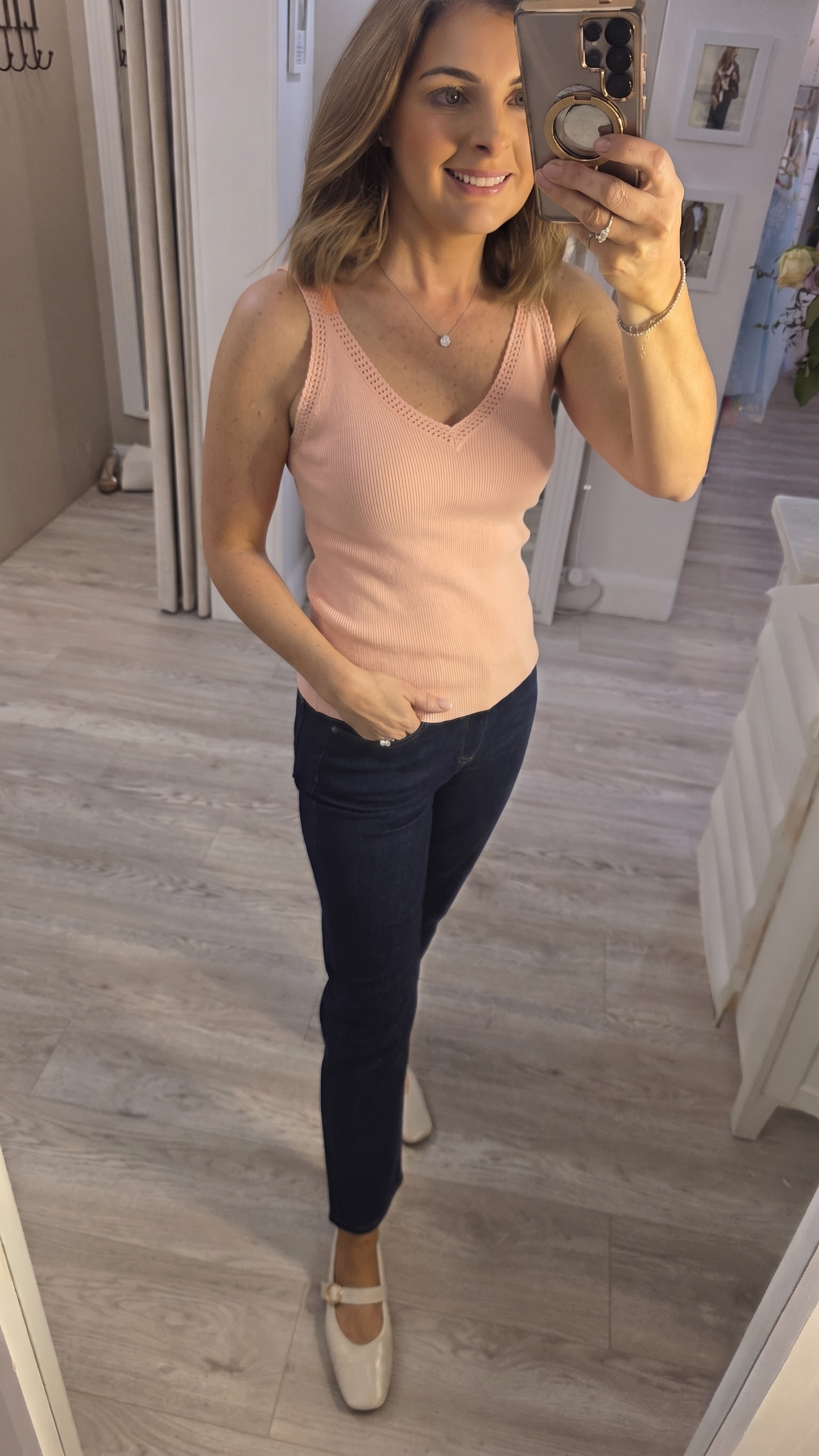Una Pink Cami