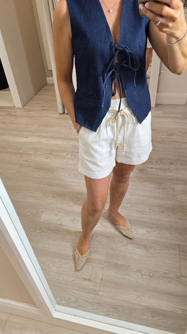 Ciara White Shorts