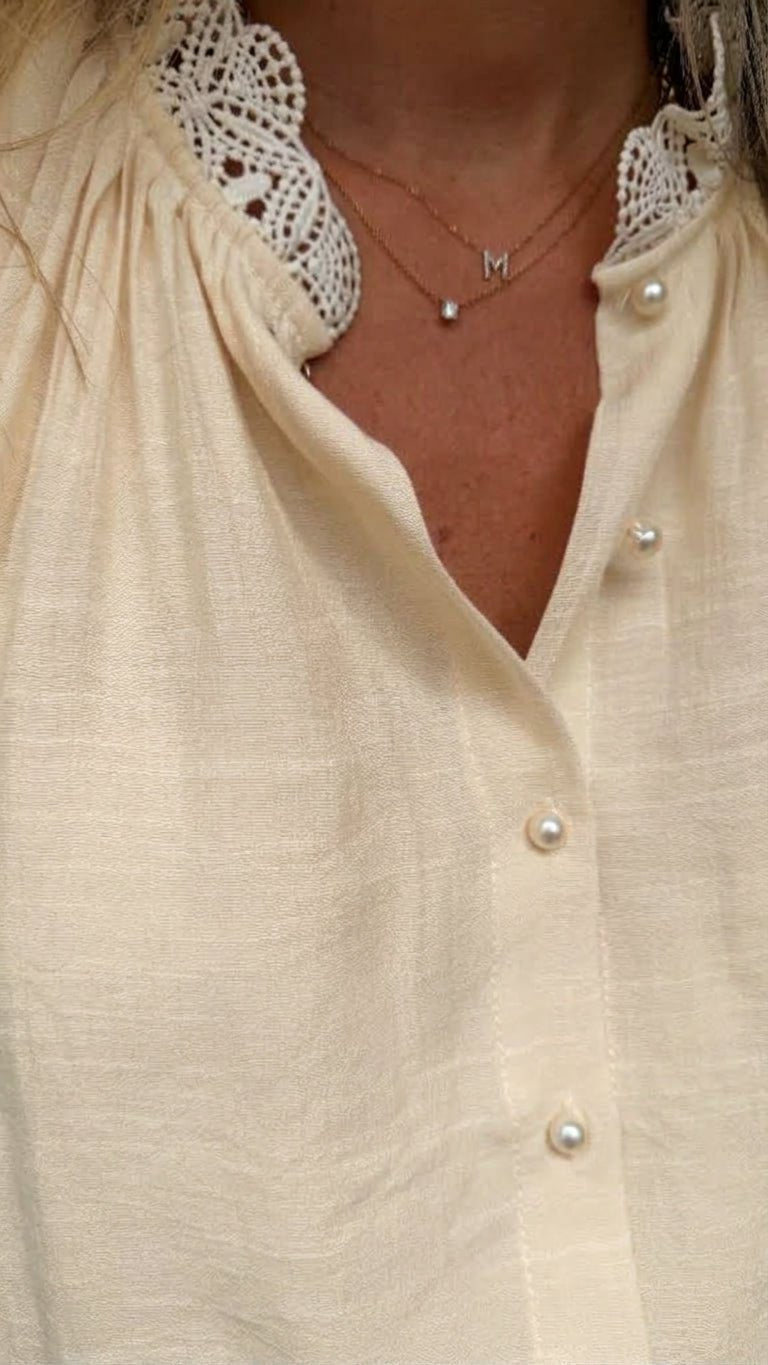 Sophia Ivory Top - Lily's Boutique