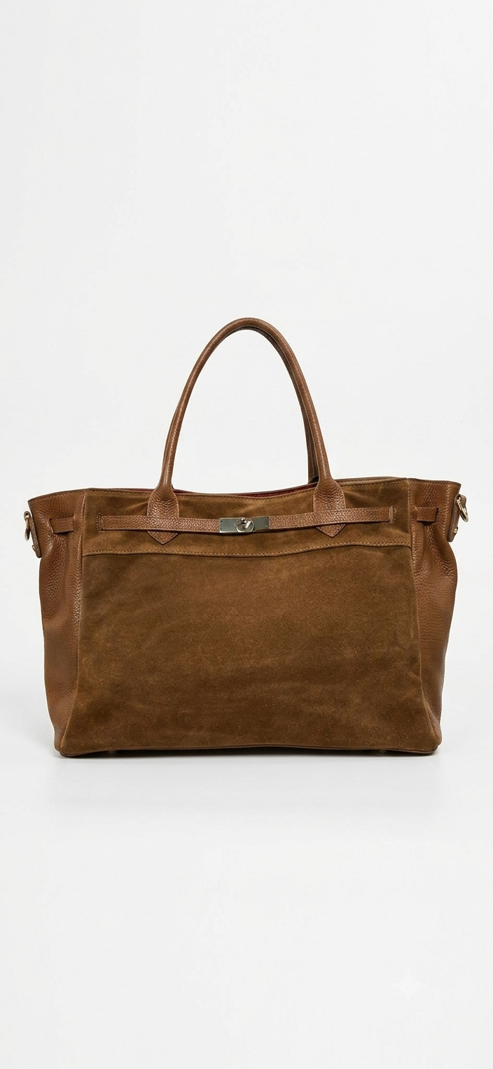 Jennifer Tan Suede Bag