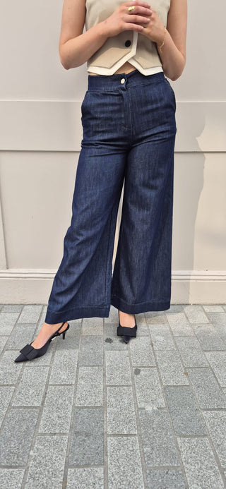 Quinn Wide Dark Jeans