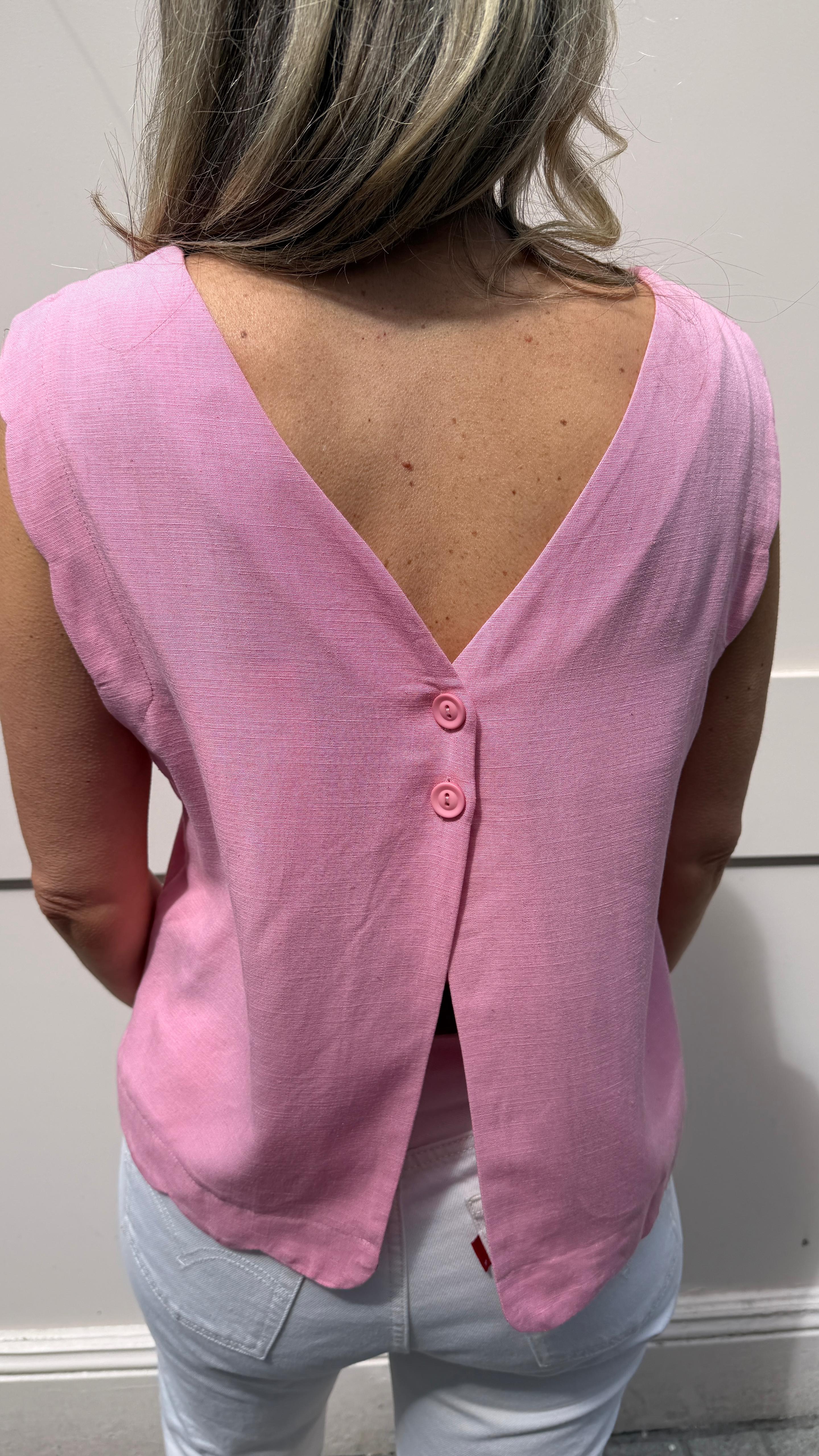 Tracy Pink Vest