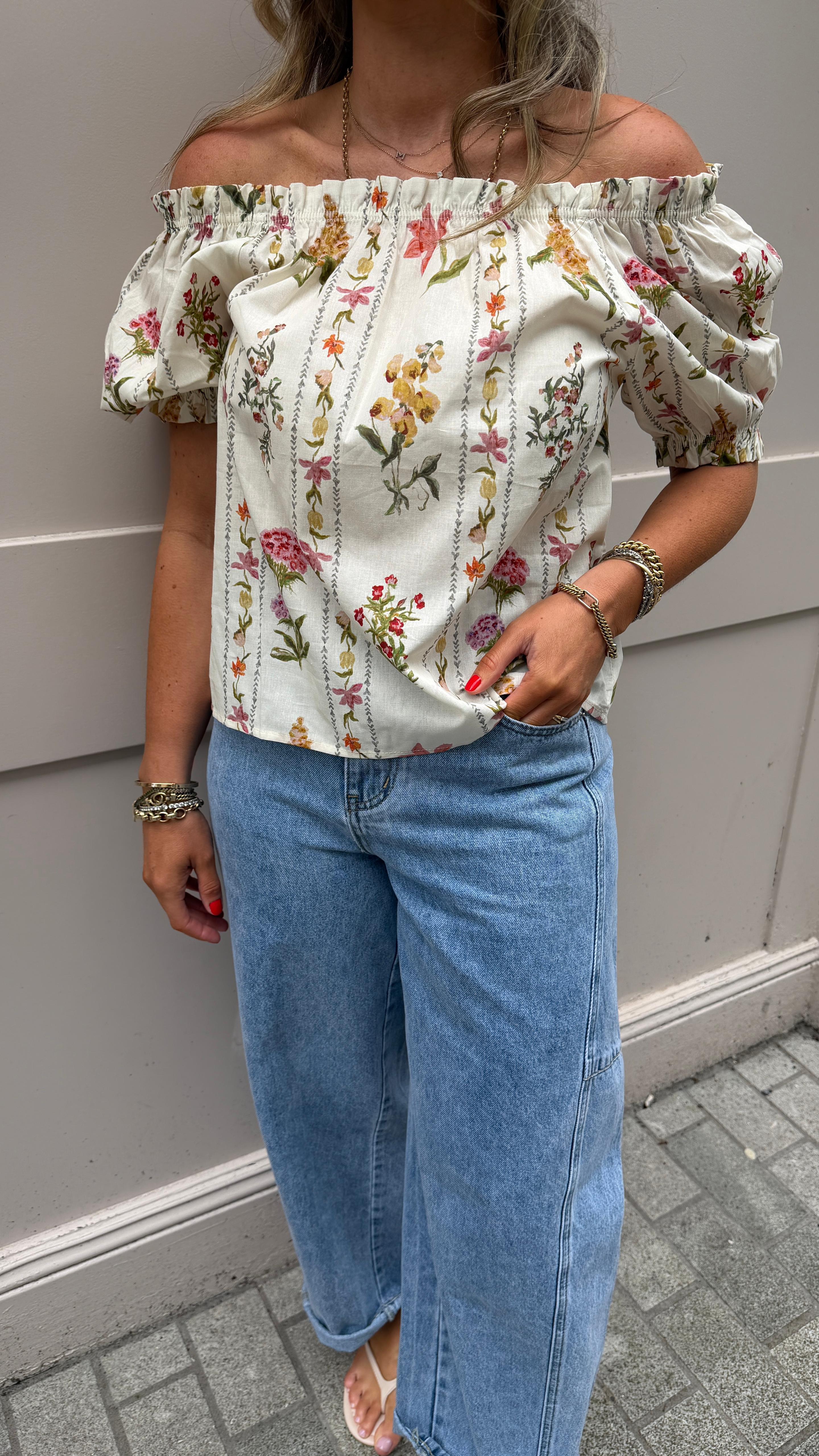 Una Floral Top