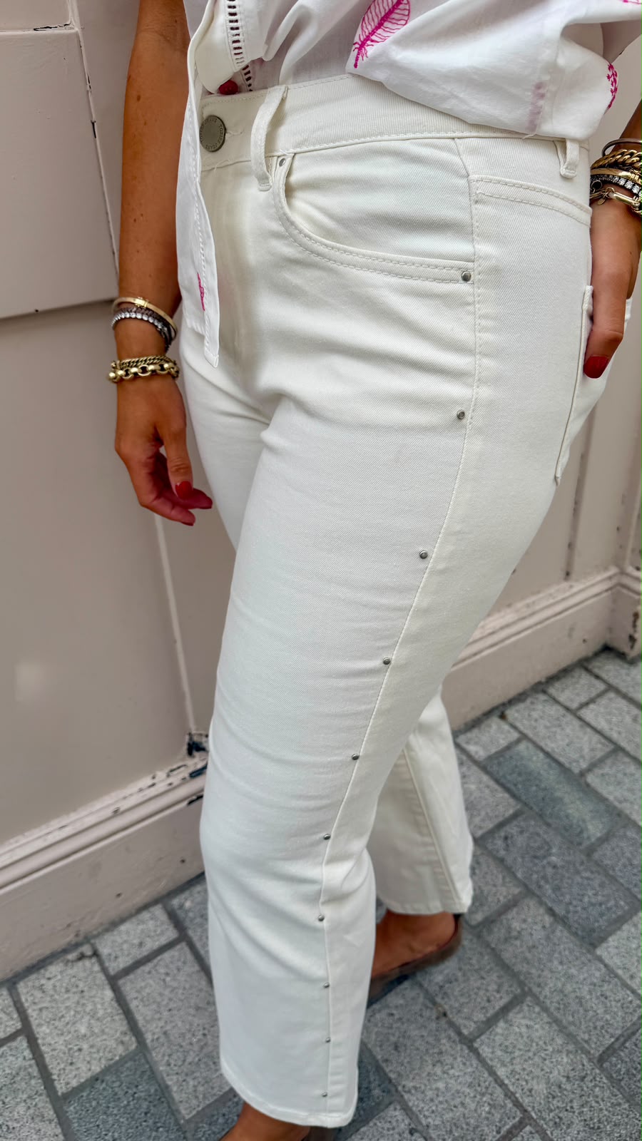Elisa White Jeans