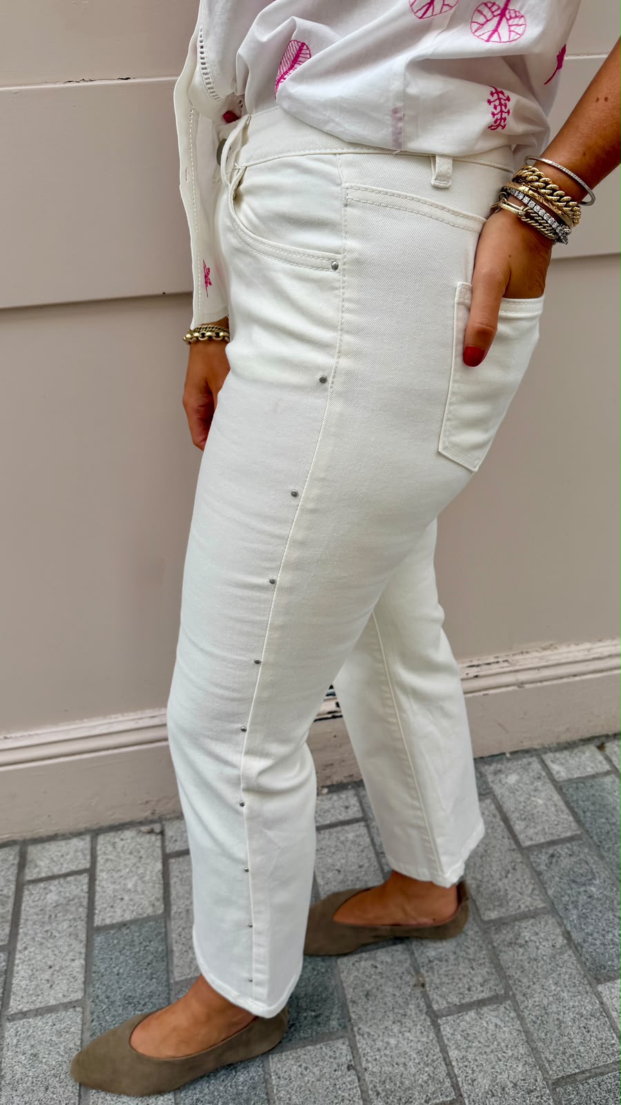 Elisa White Jeans