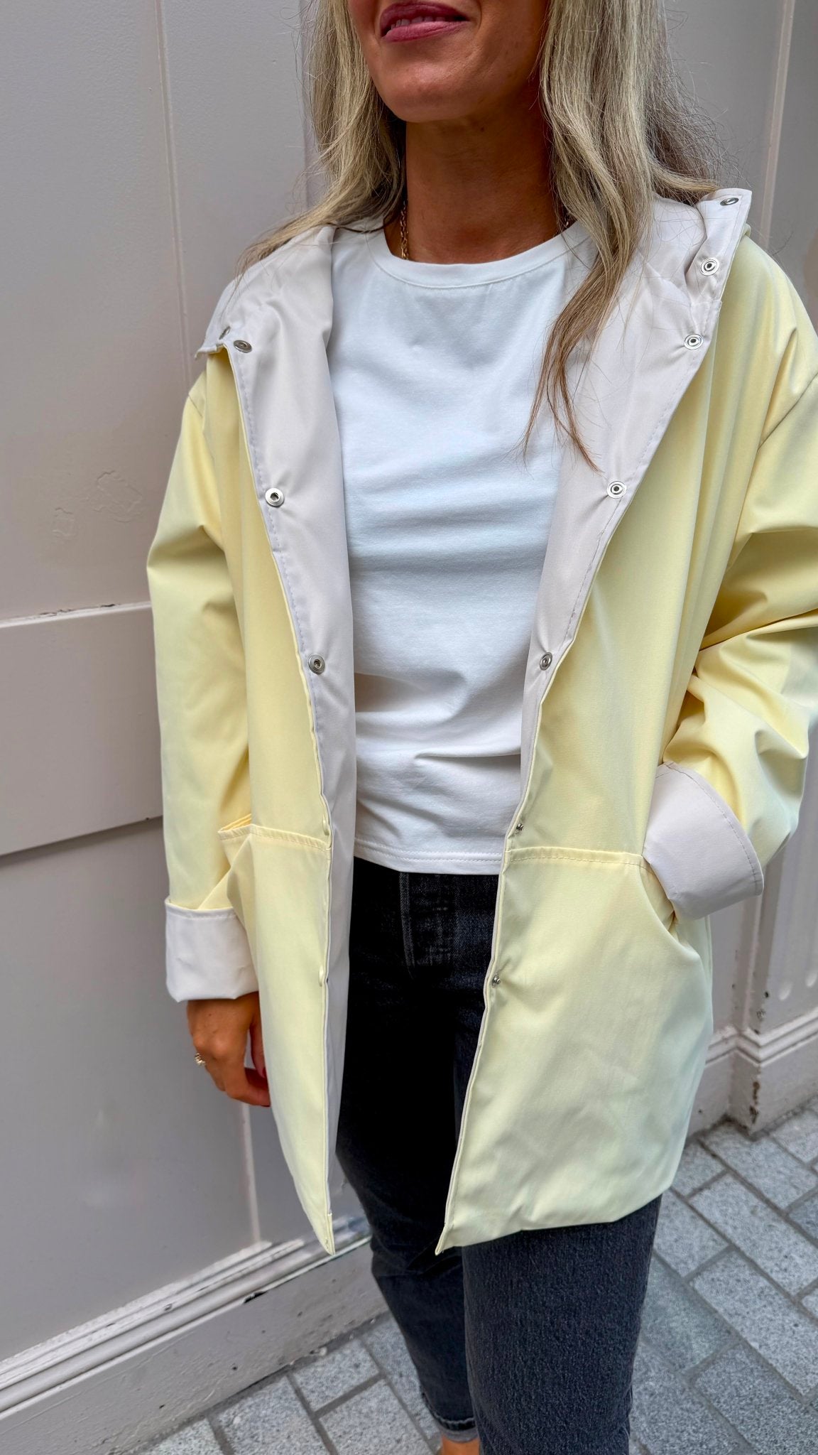 Rebecca Hooded Mac - Lily's Boutique
