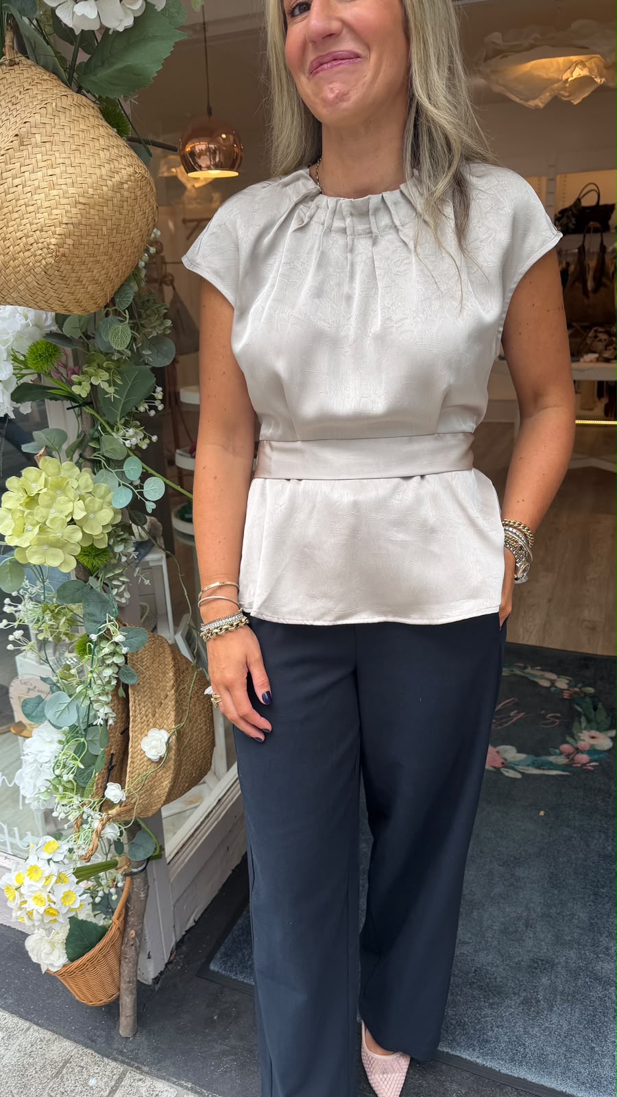 Berni Taupe Top