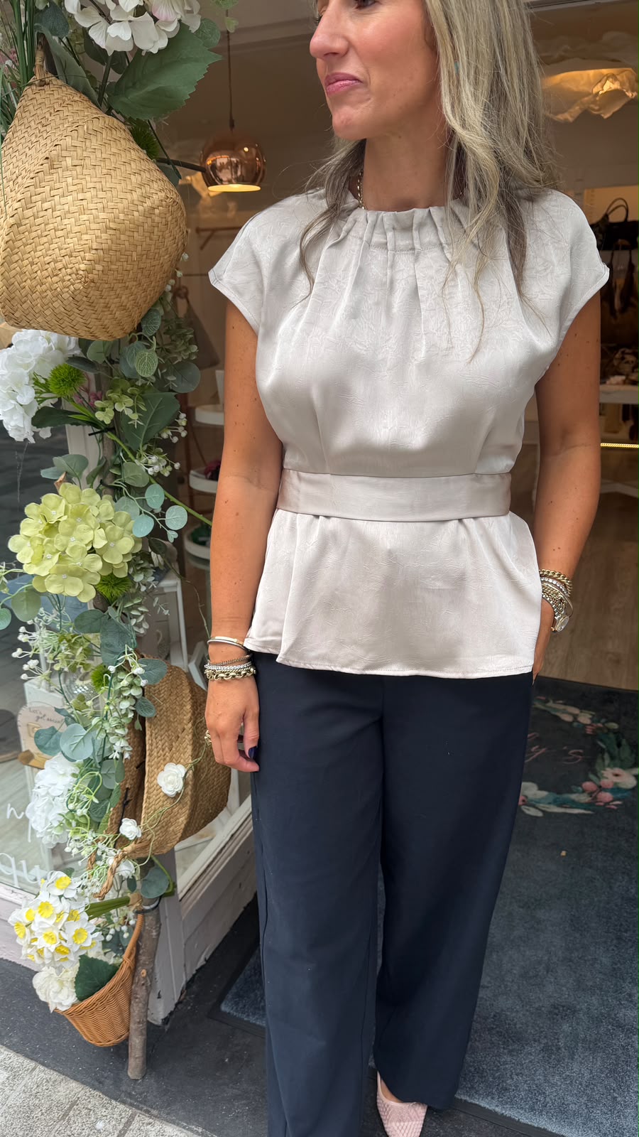 Berni Taupe Top