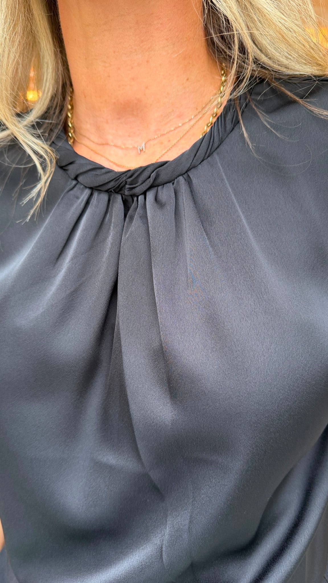 Jackeline Black Top - Lily's Boutique
