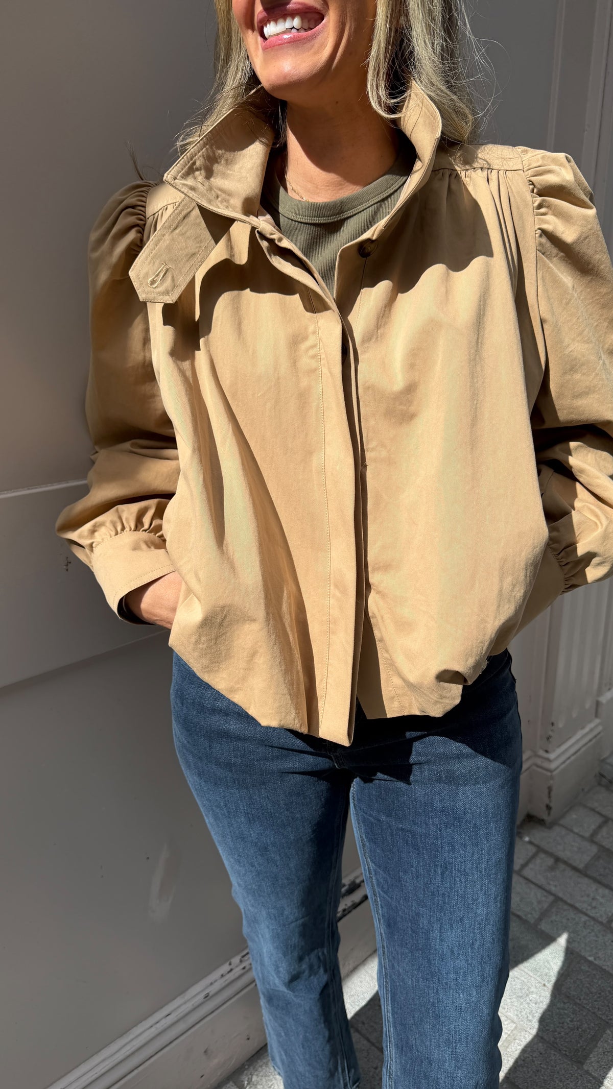 Amara Camel Jacket