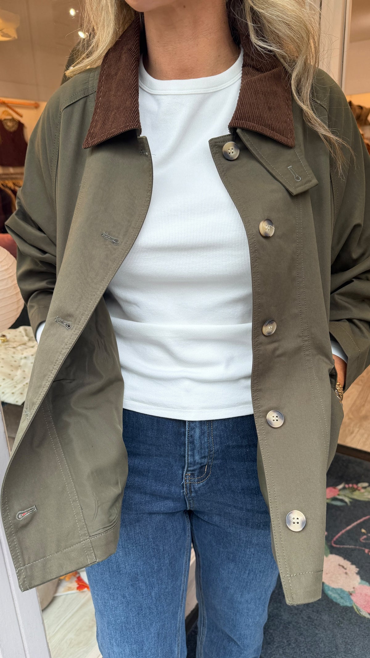 Julia short Trench Jacket