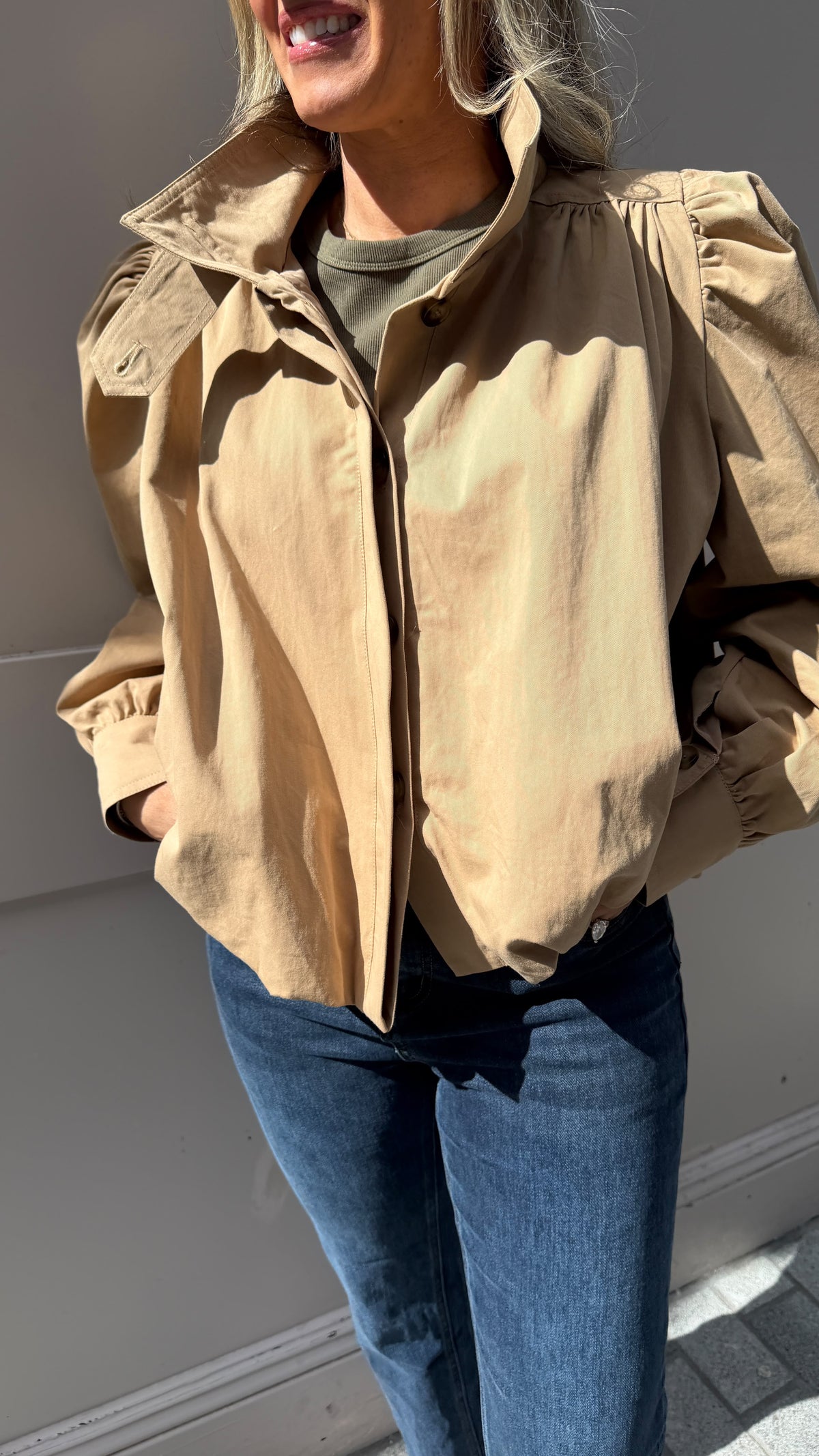 Amara Camel Jacket