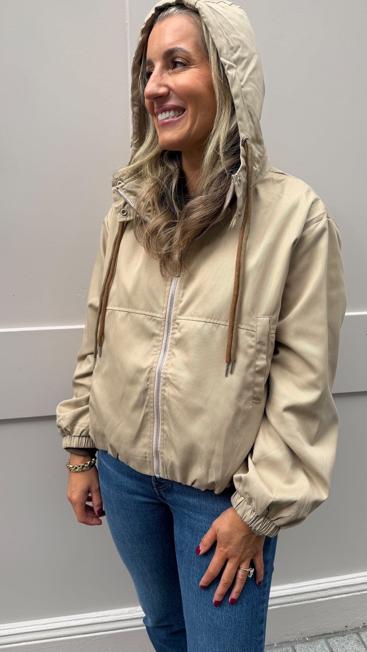 Emma Taupe Jacket