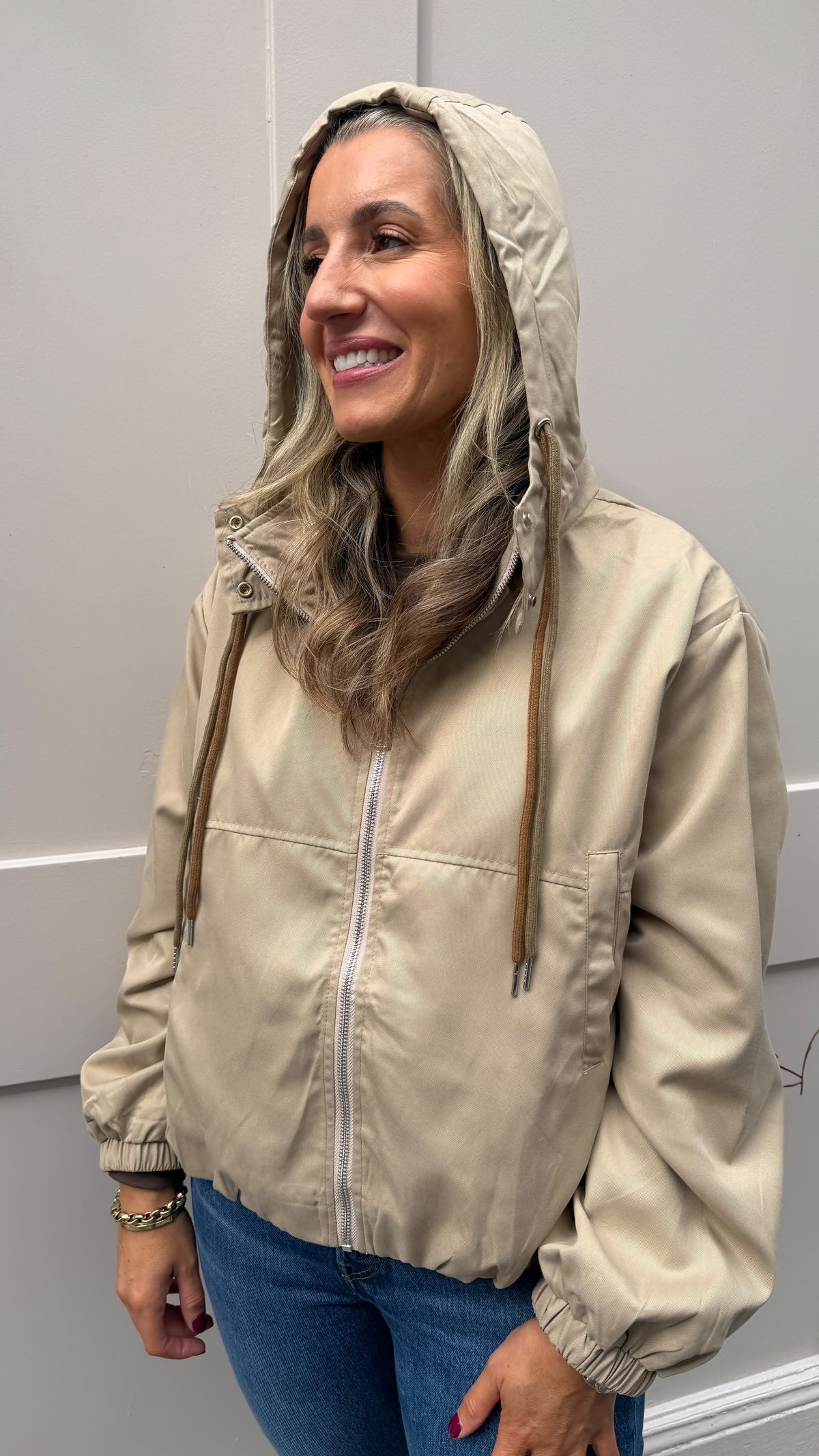 Emma Taupe Jacket