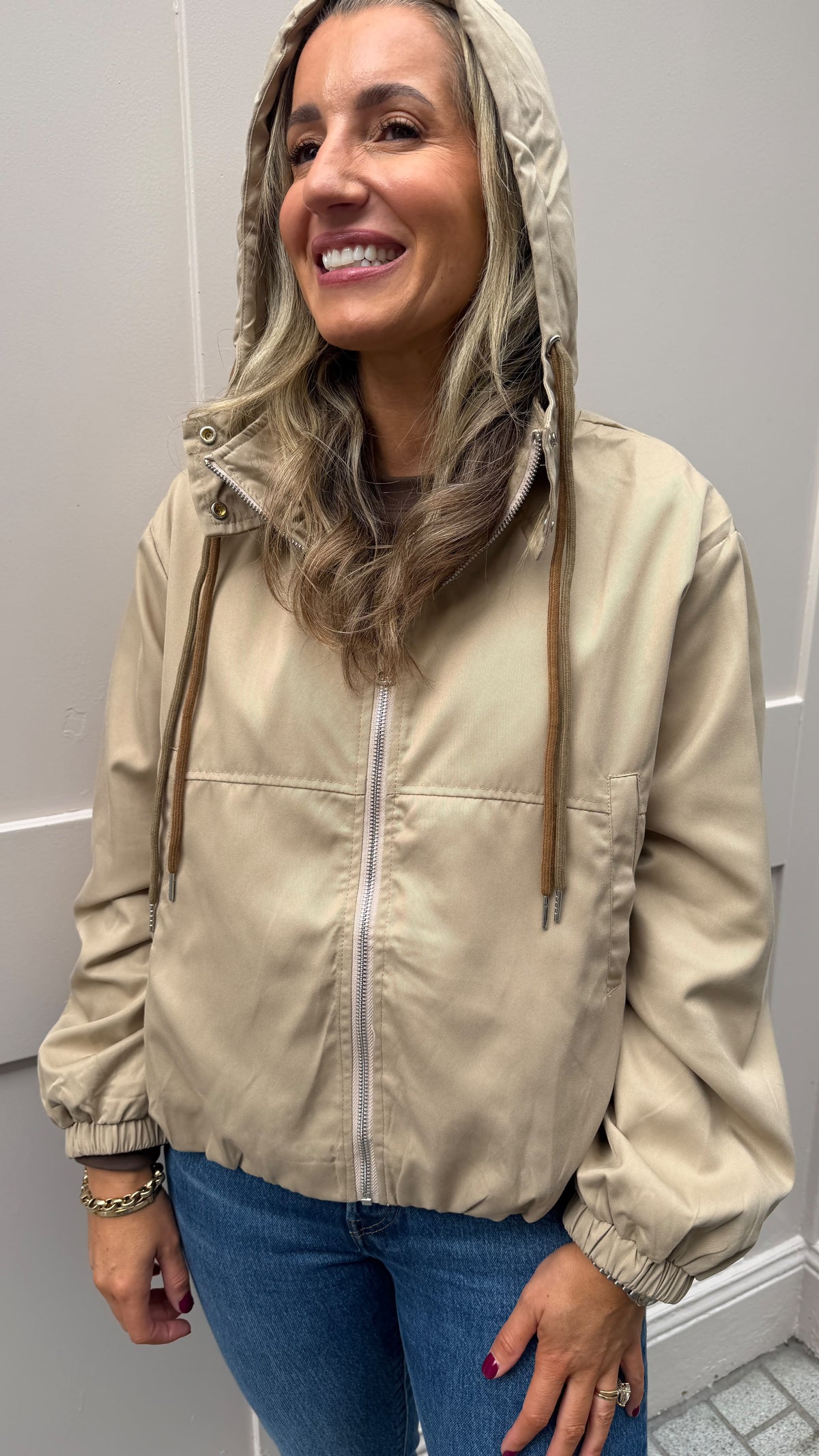 Emma Taupe Jacket