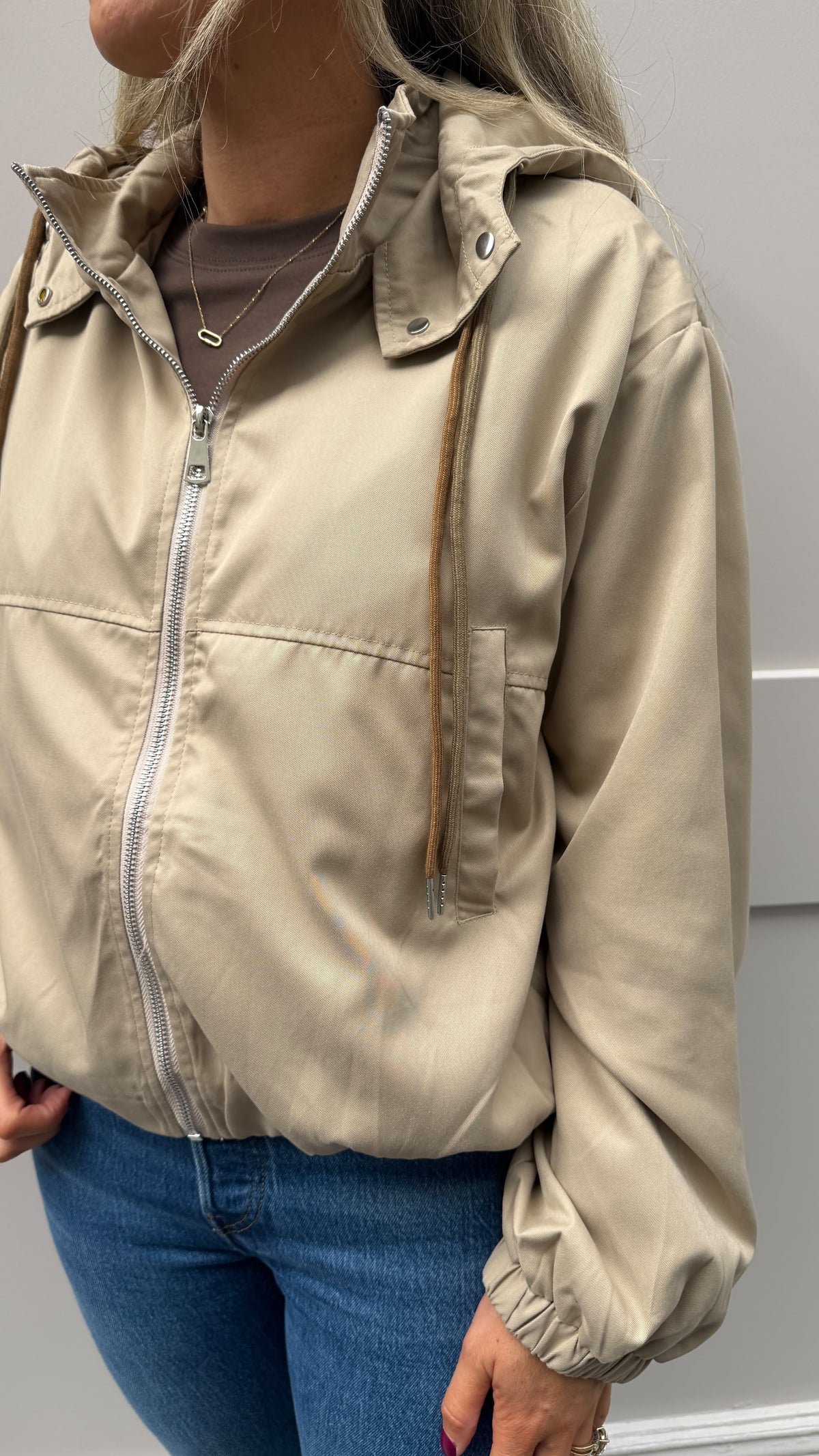 Emma Taupe Jacket