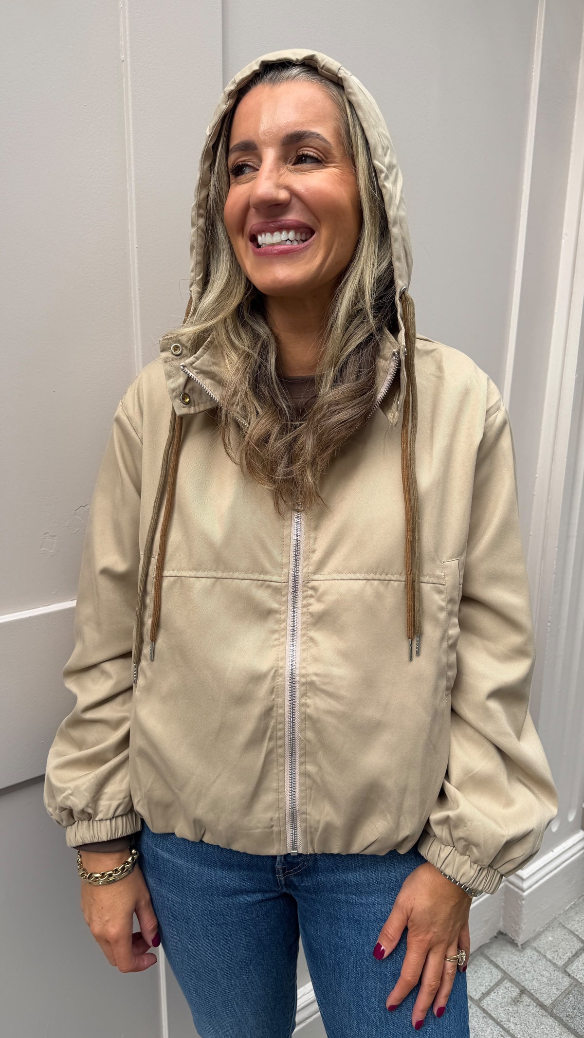 Emma Taupe Jacket