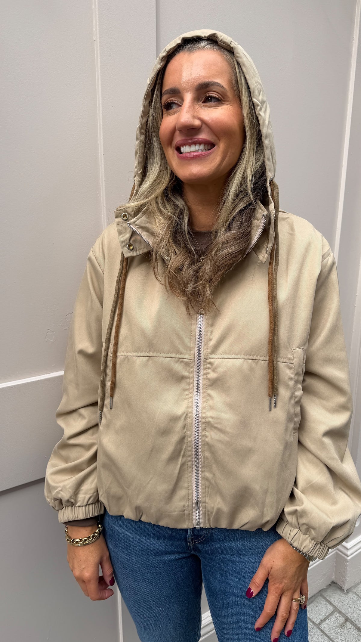 Emma Taupe Jacket