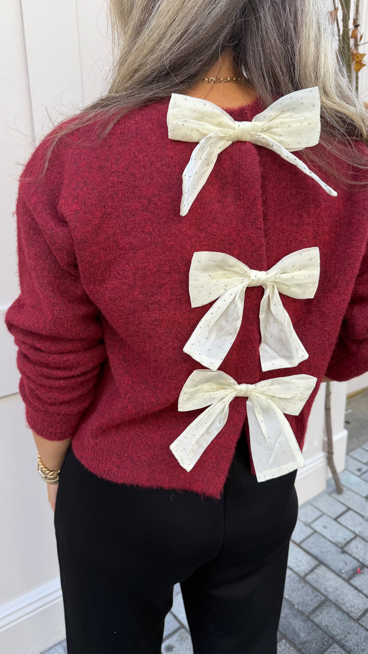 Charlotte Bow Jumper/Cardi