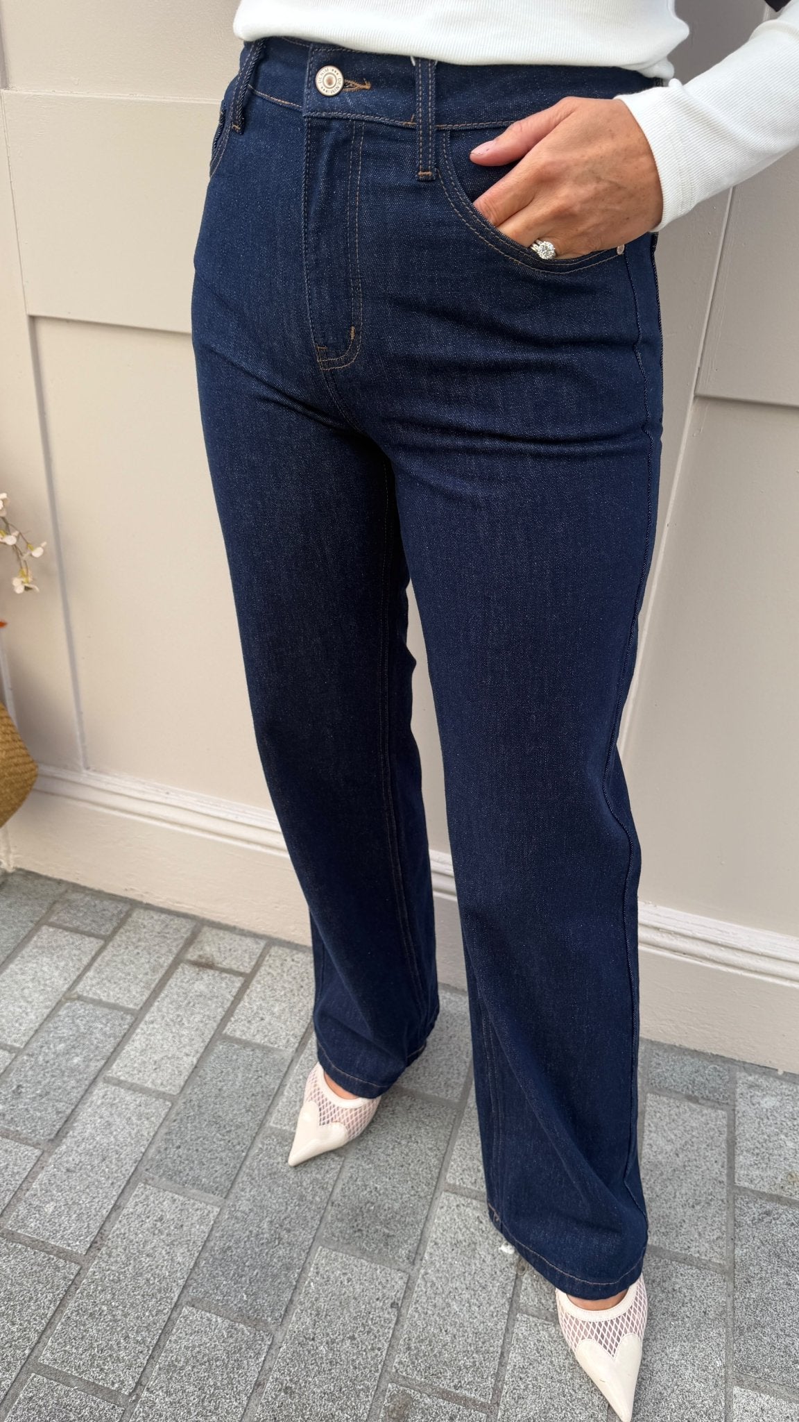 Lena Straight Leg Blue by Lily's - Lily's Boutique