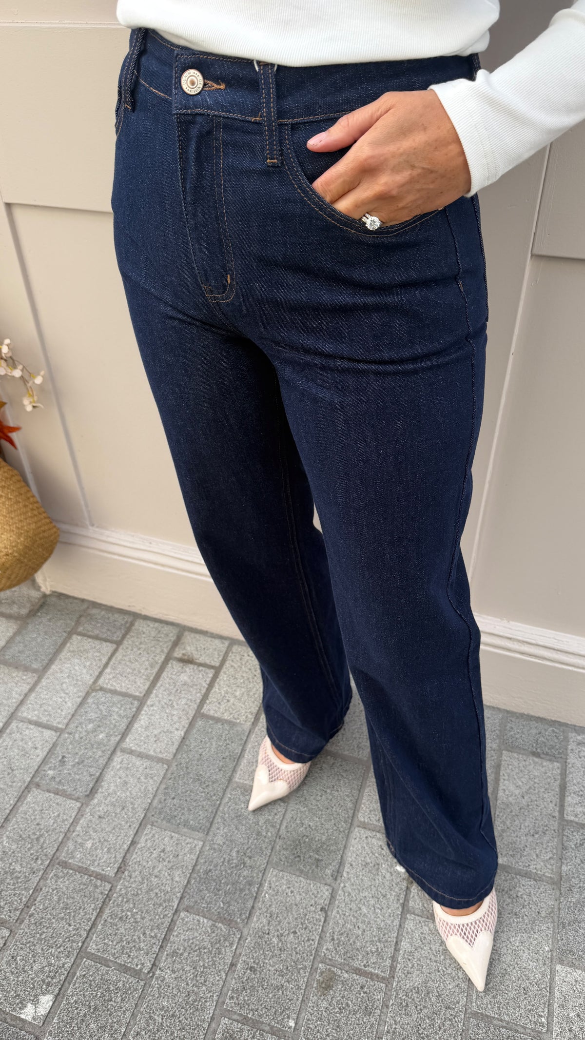 Lena Straight Leg Blue by Lily's