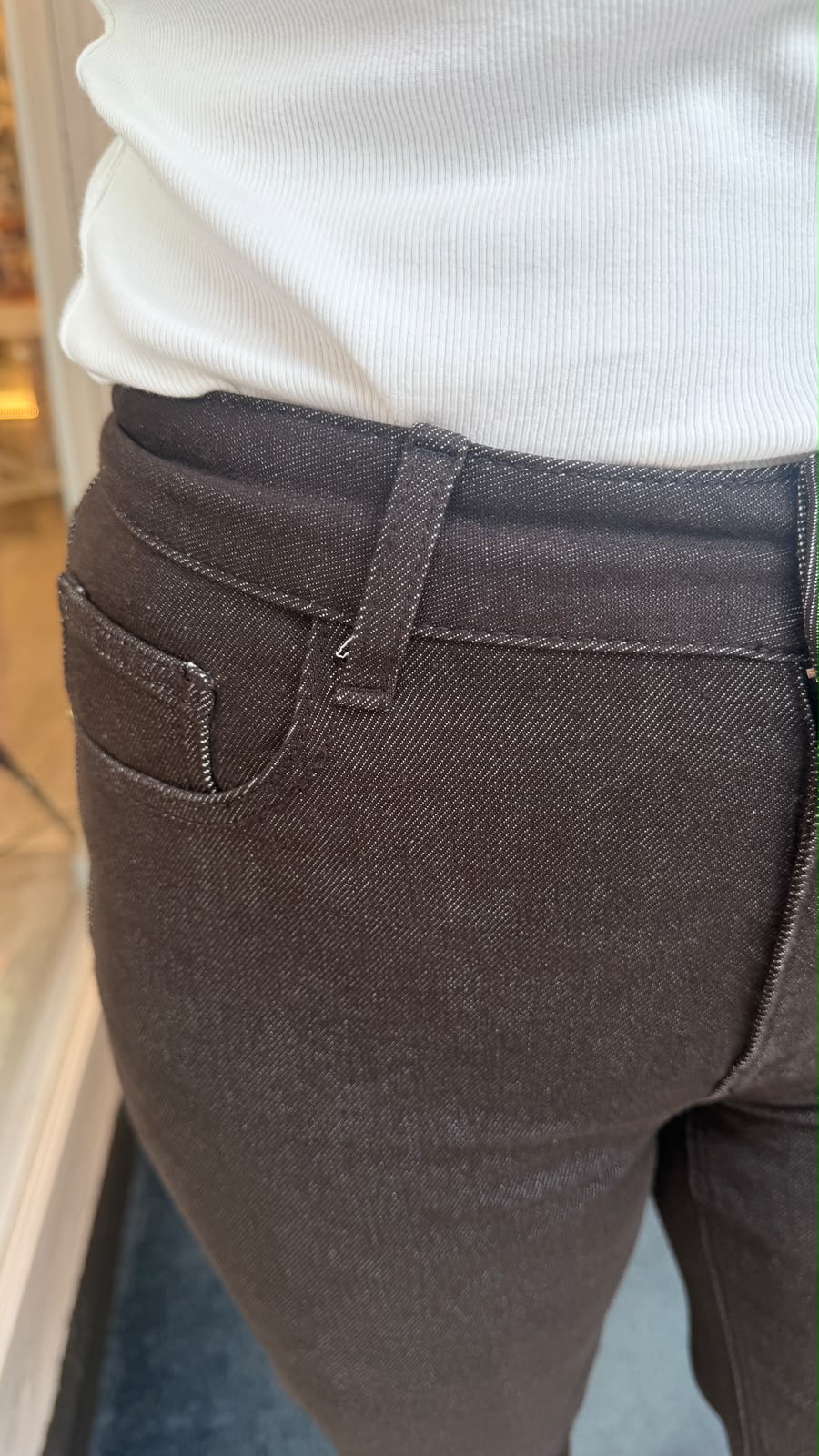 Sonia Grey Straight Leg Jeans
