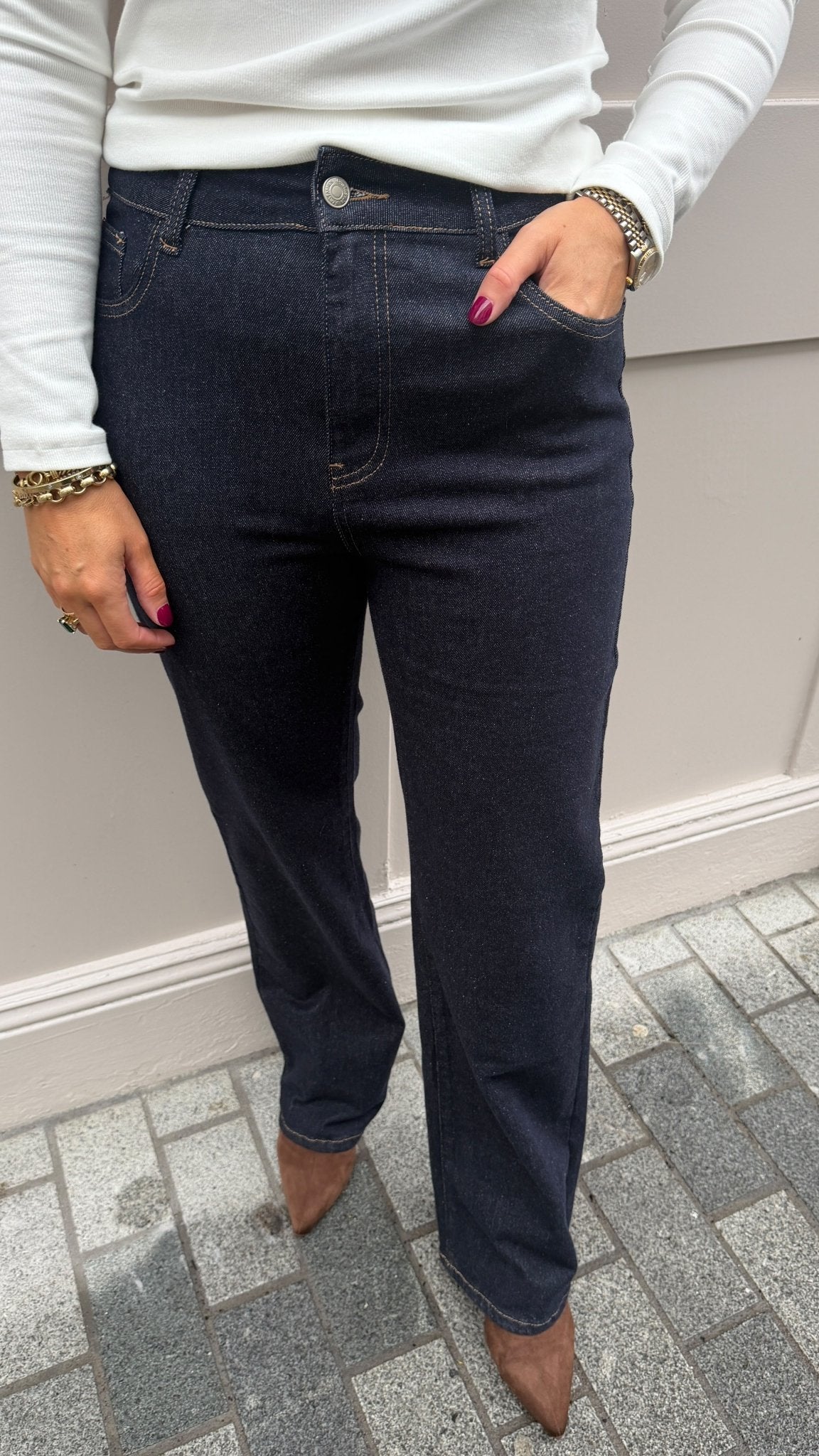 Hazel Jeans Wide - Lily's Boutique
