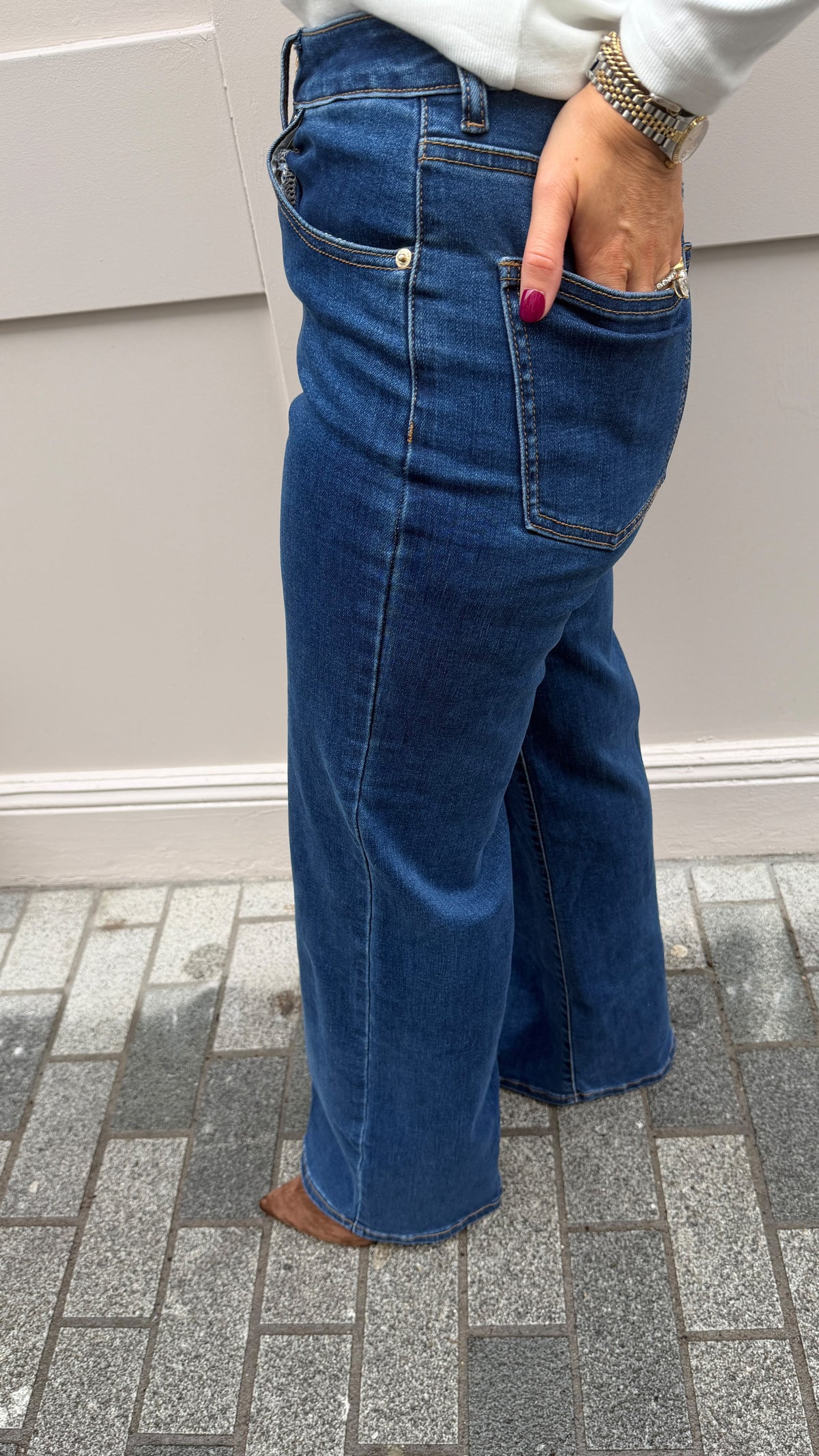 Cilla Blue Straight leg Jeans